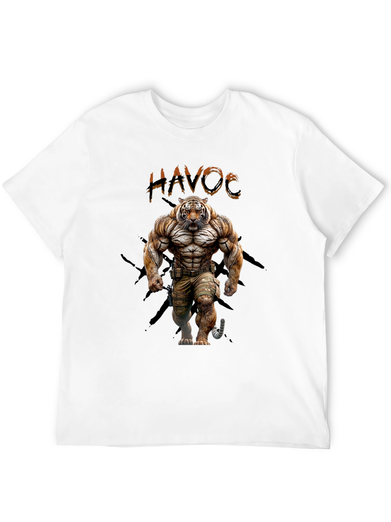 Havoc Tiger Graphic T-Shirt - Bold Design