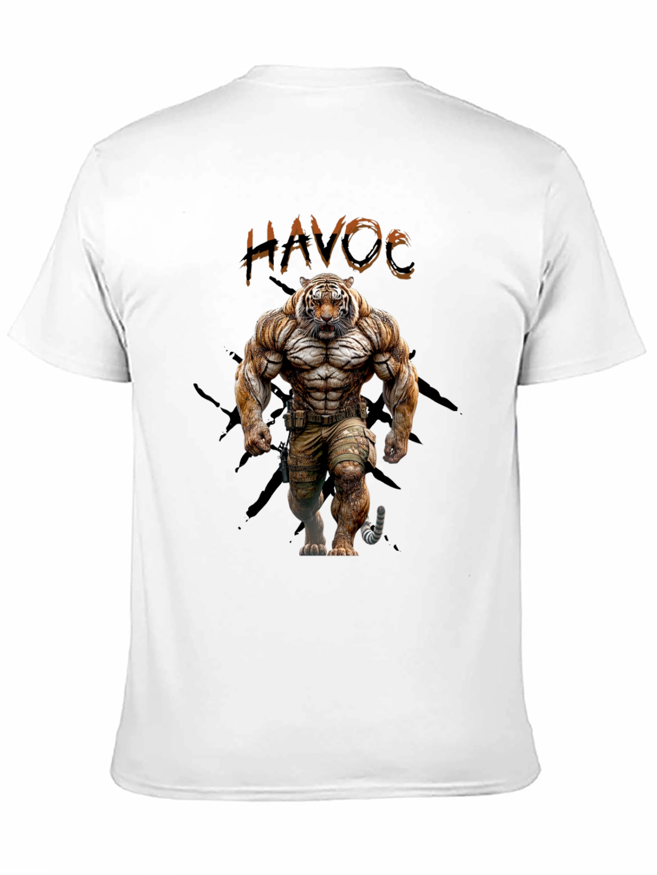 Havoc Tiger Graphic T-Shirt - Bold Design