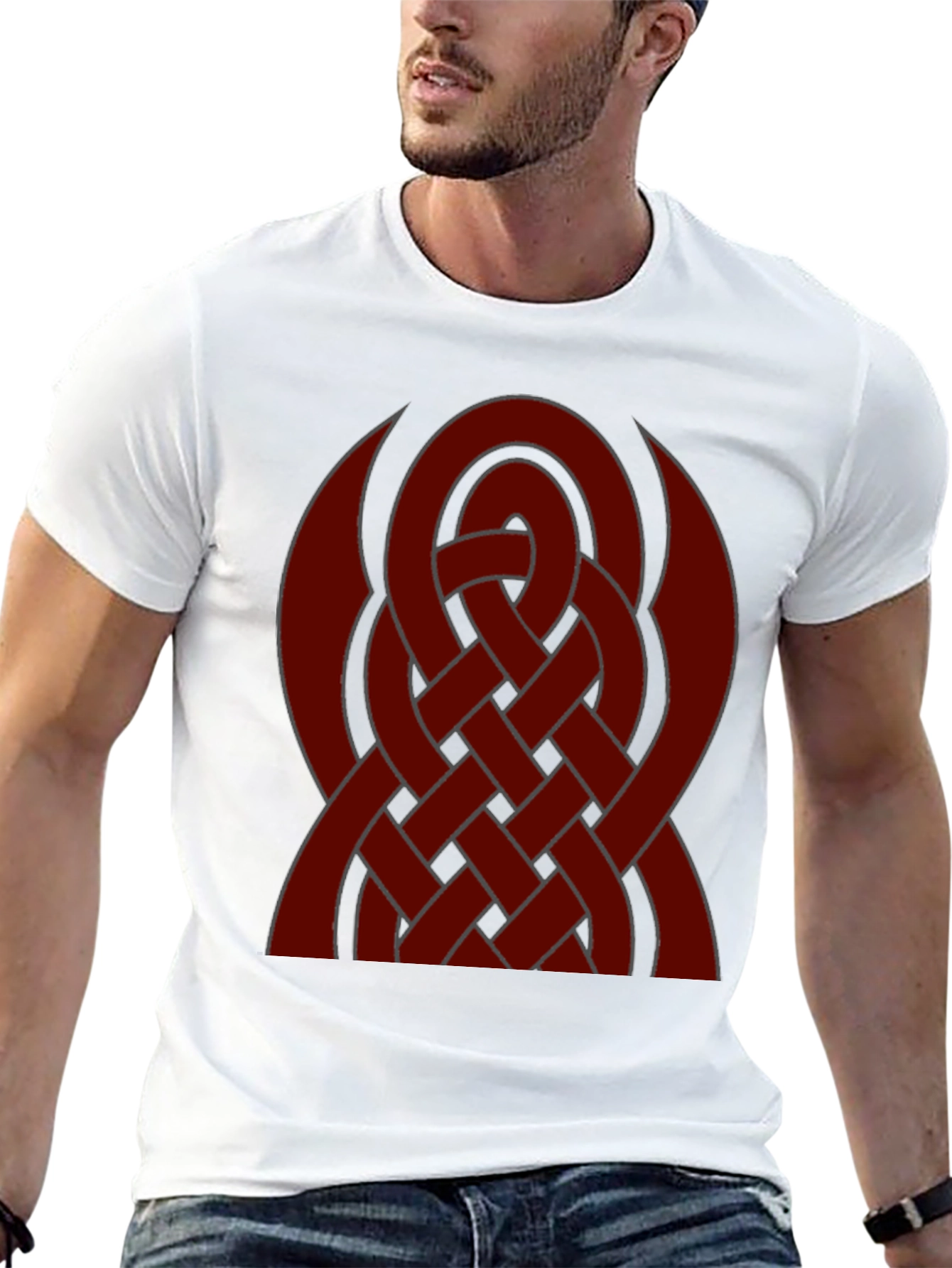 Celtic Knot Graphic Tee - Black
