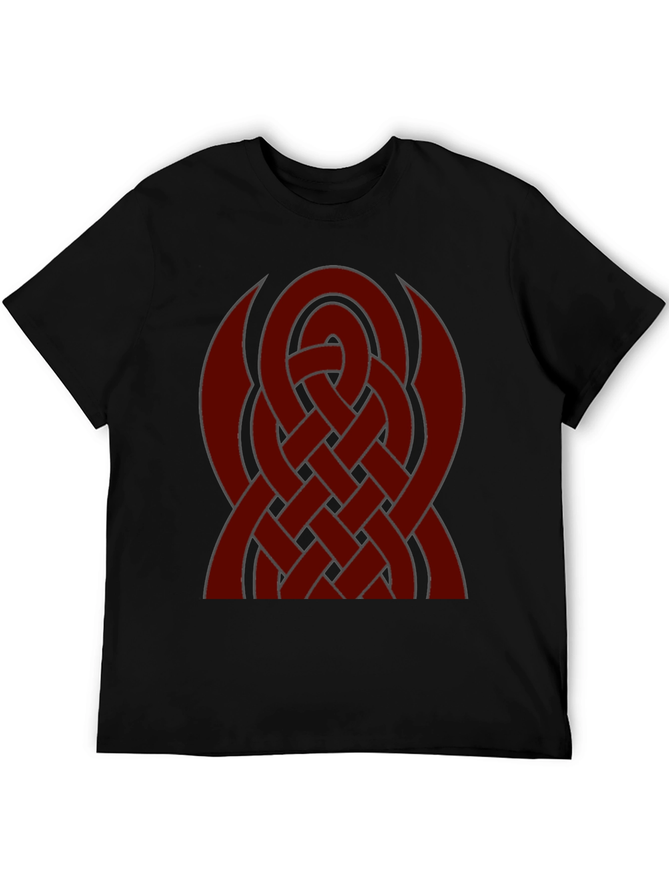 Celtic Knot Graphic Tee - Black