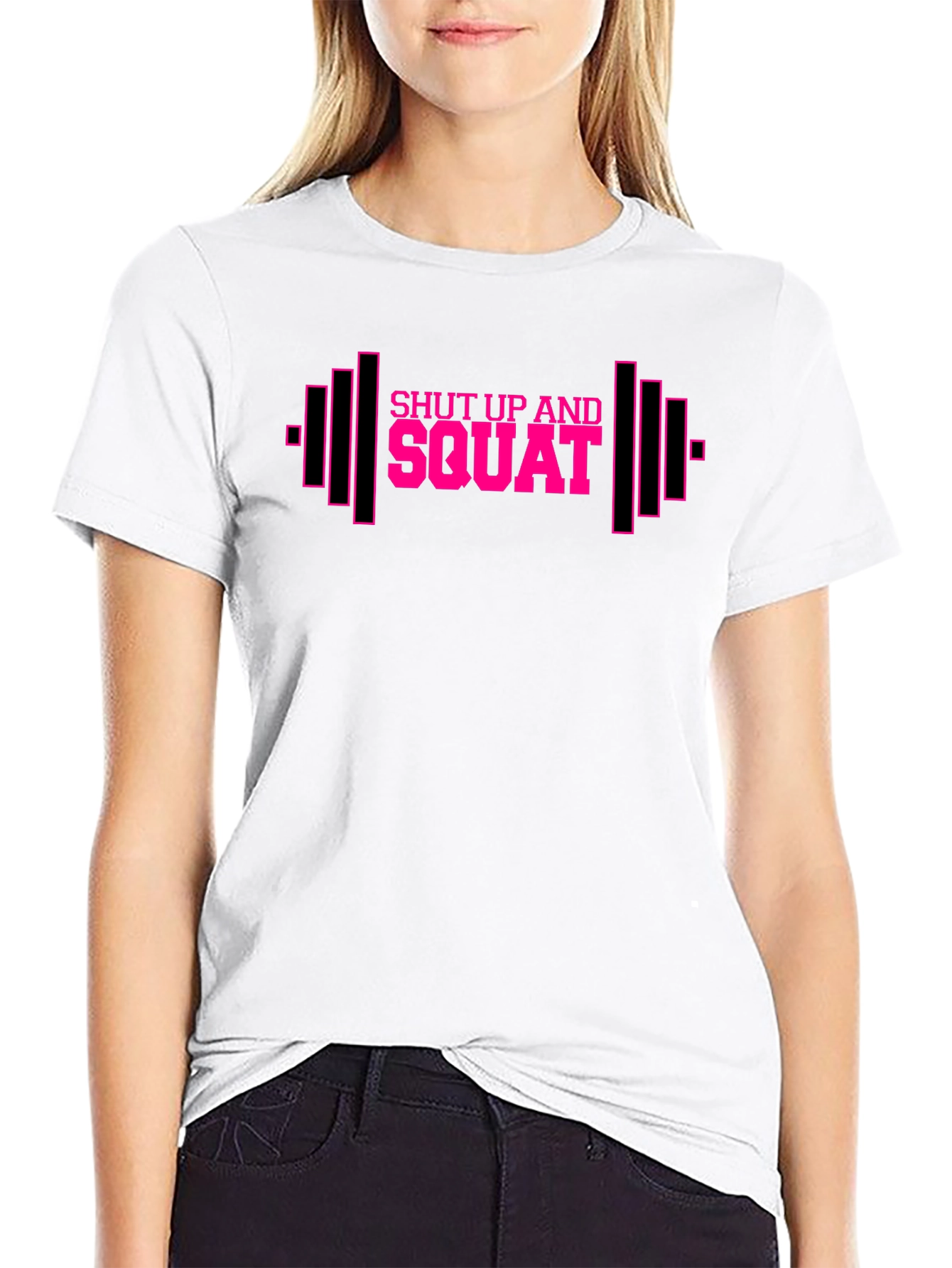 Shut Up and Squat Workout T-Shirt