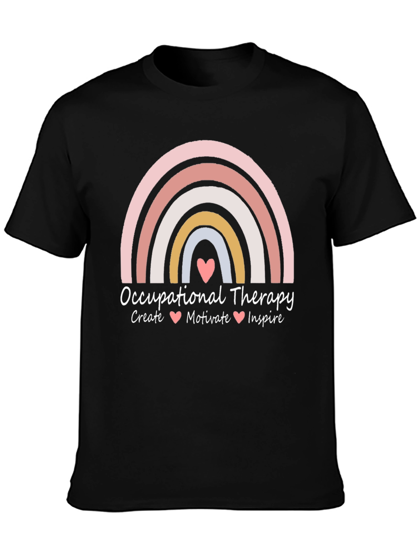 Occupational Therapy Rainbow Graphic Tee
