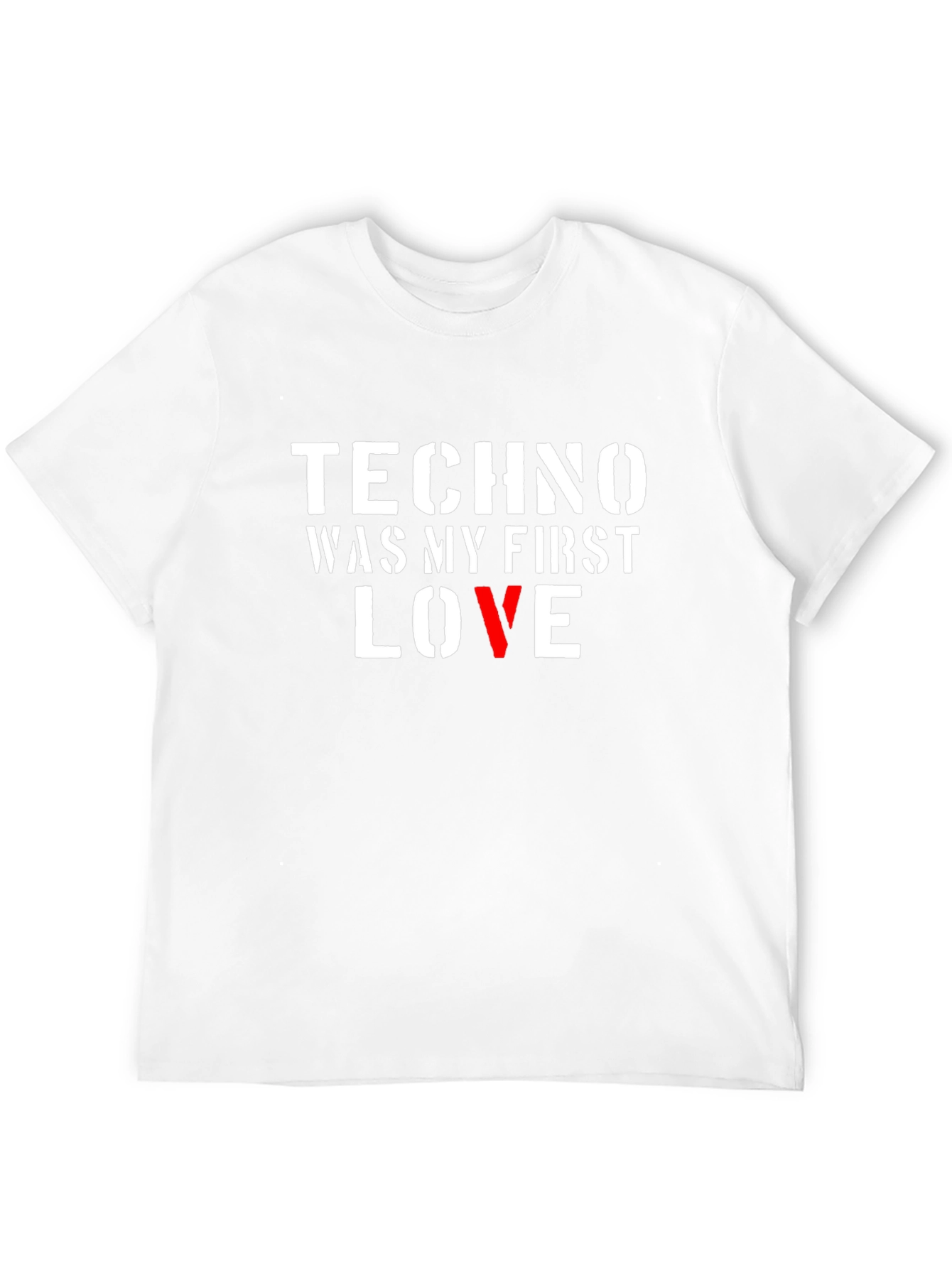 Techno My First Love Black T-Shirt
