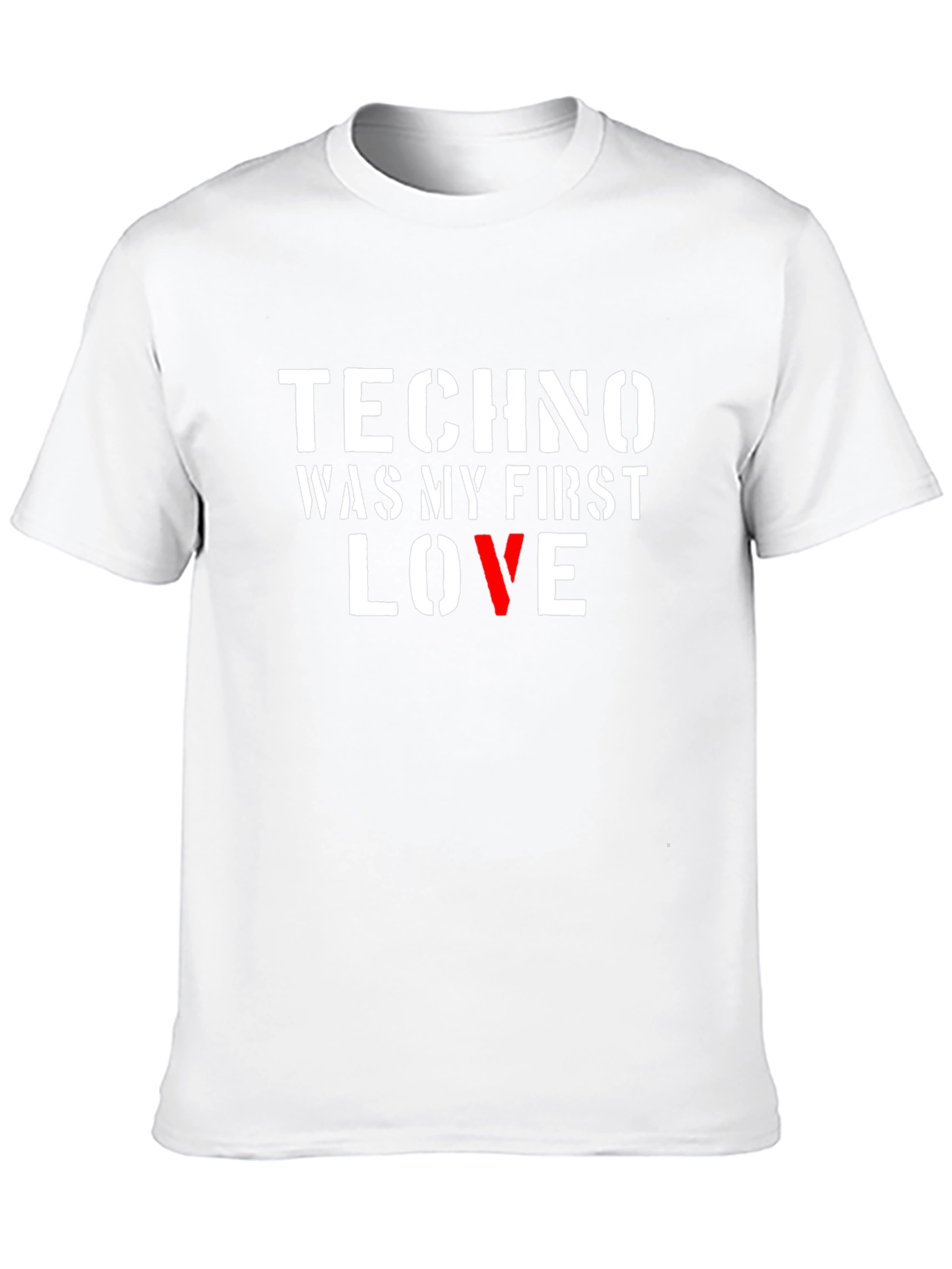 Techno My First Love Black T-Shirt