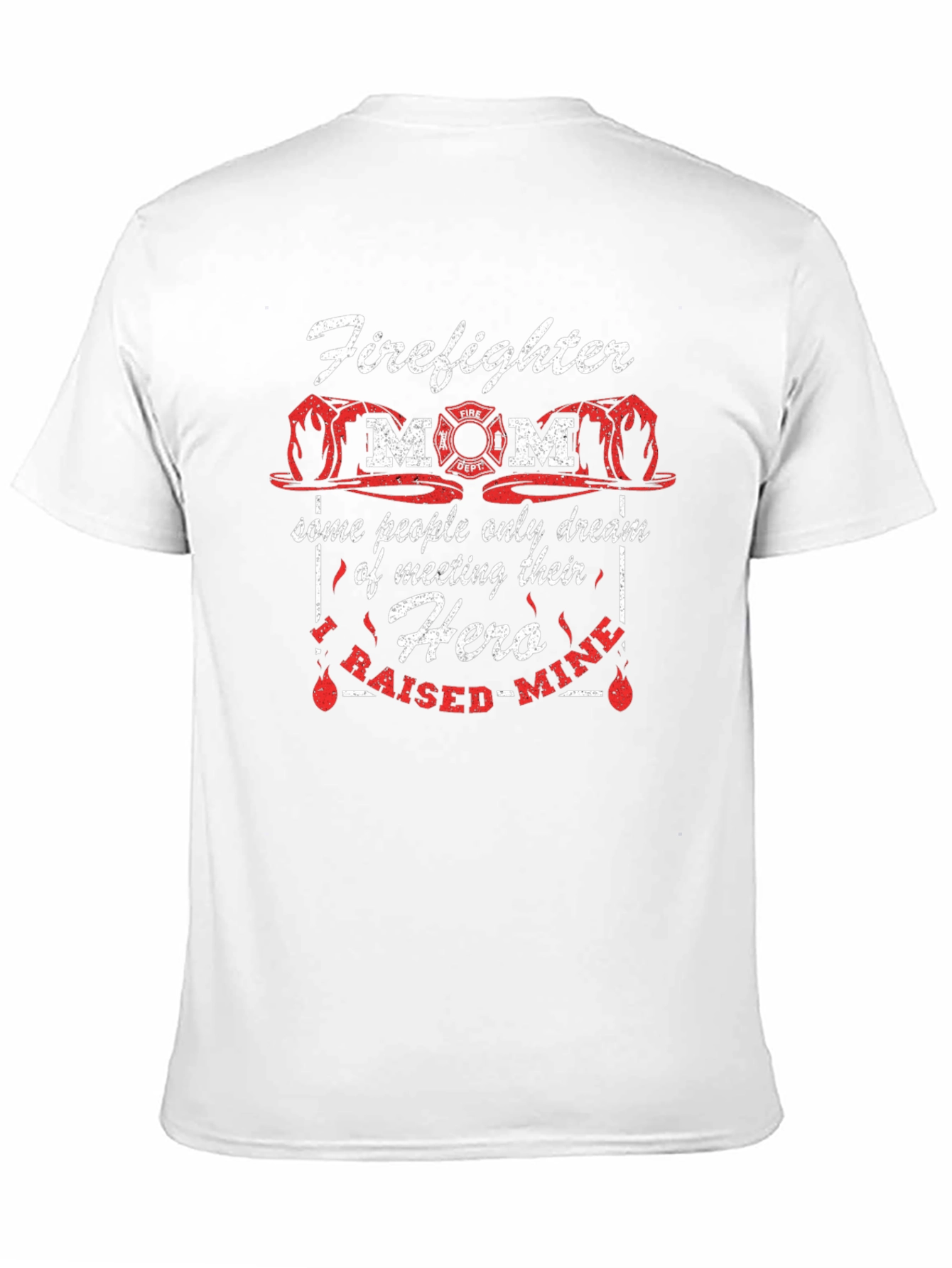 Firefighter Mom Hero Graphic T-Shirt
