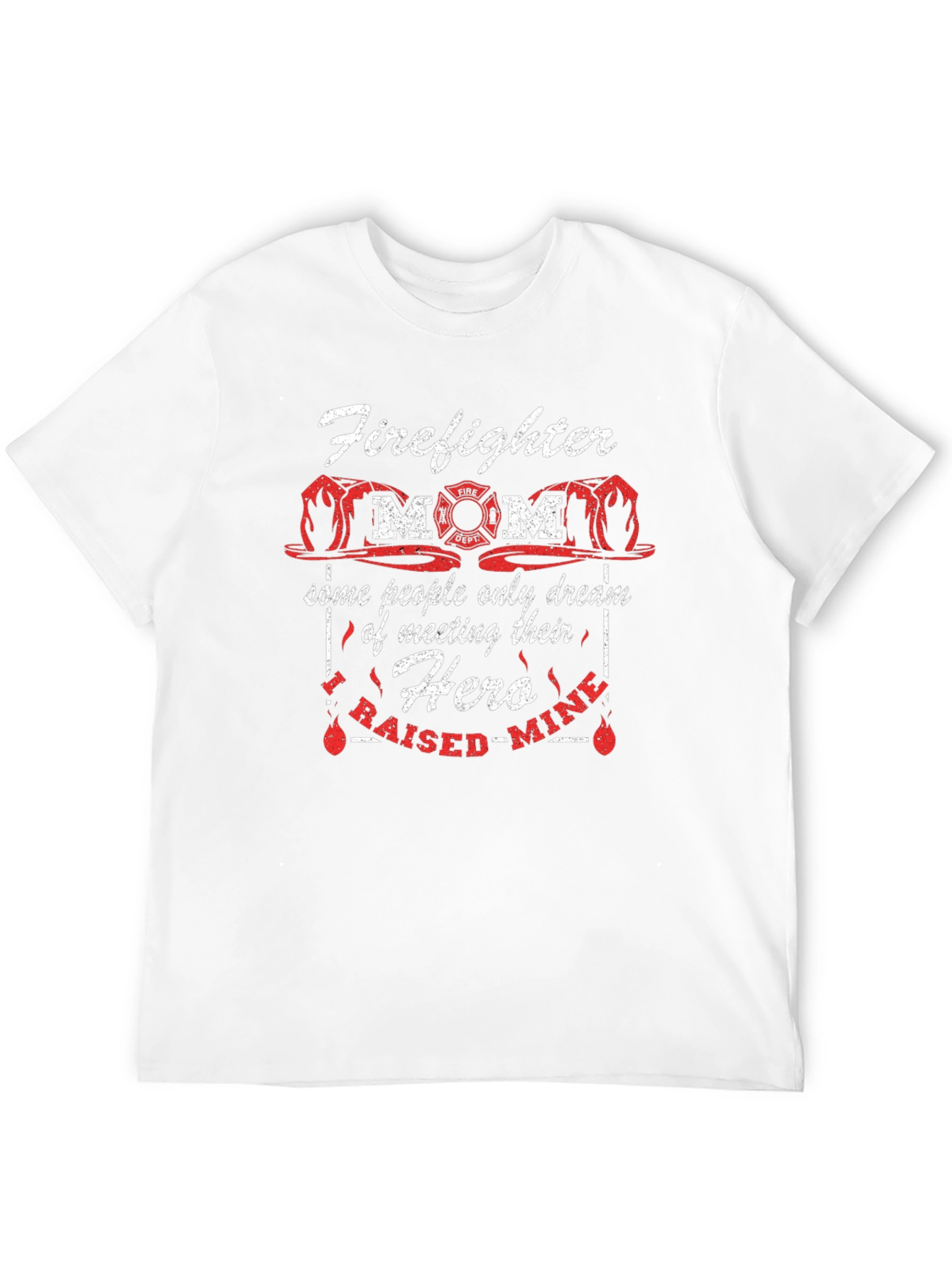Firefighter Mom Hero Graphic T-Shirt