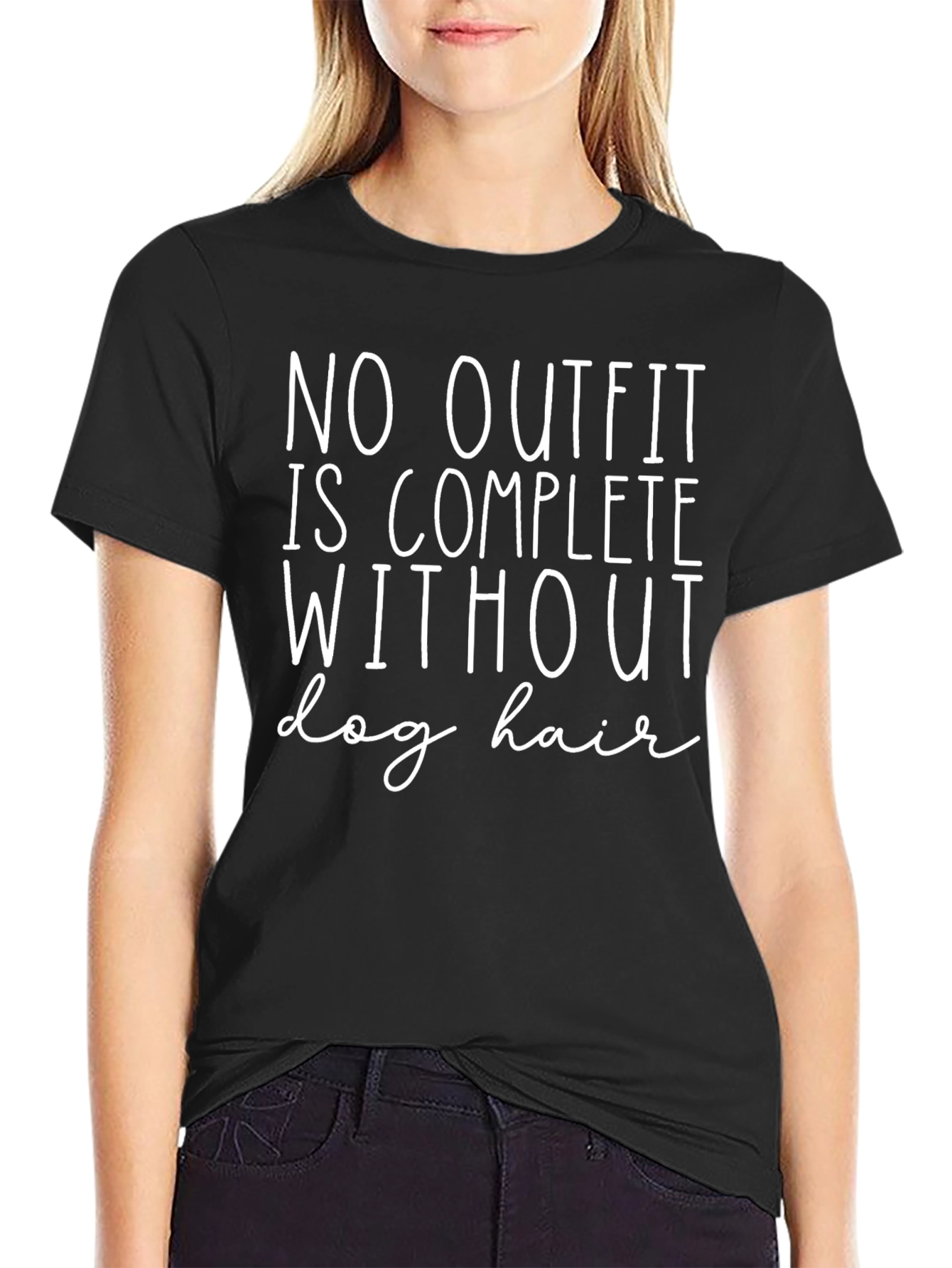 Dog Hair T-Shirt - Funny Pet Lover Tee