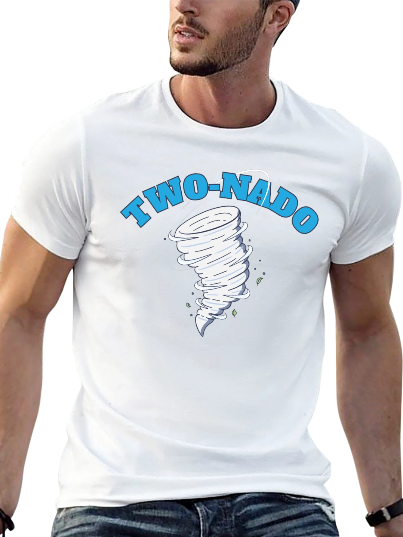 Two-Nado Graphic Tee - Hilarious Tornado T-Shirt