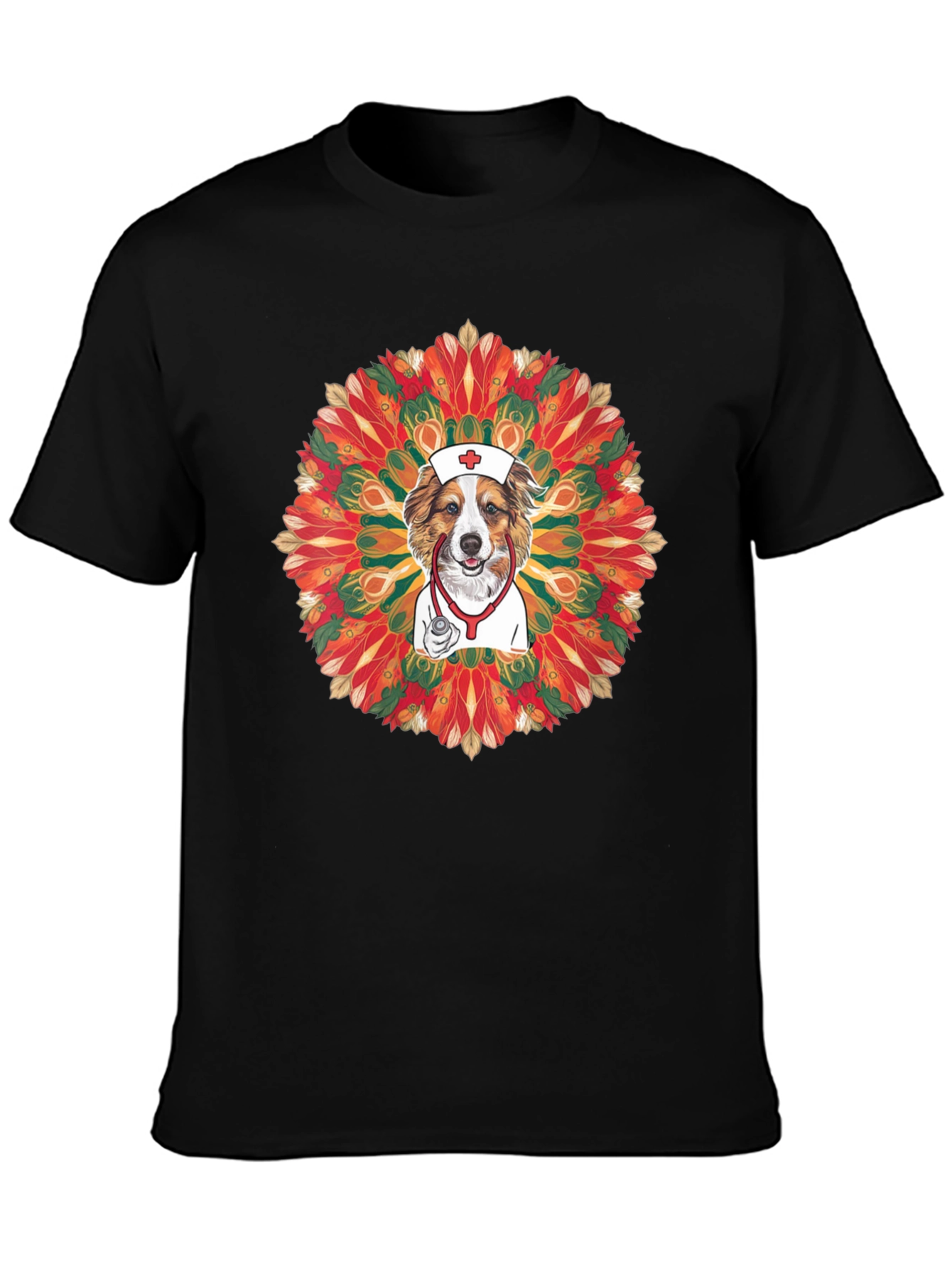 Dog Nurse Mandala T-Shirt