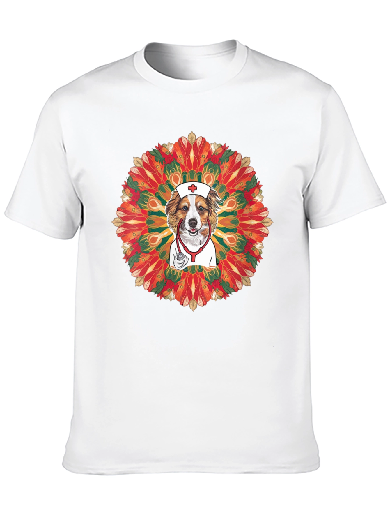 Dog Nurse Mandala T-Shirt