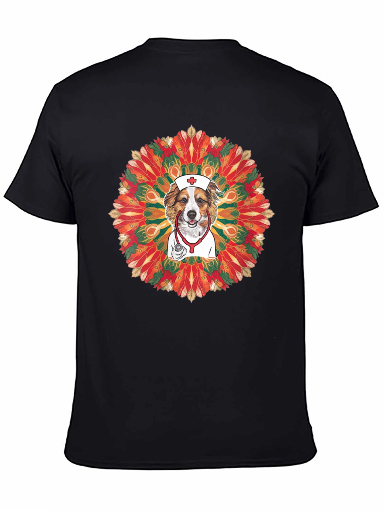 Dog Nurse Mandala T-Shirt