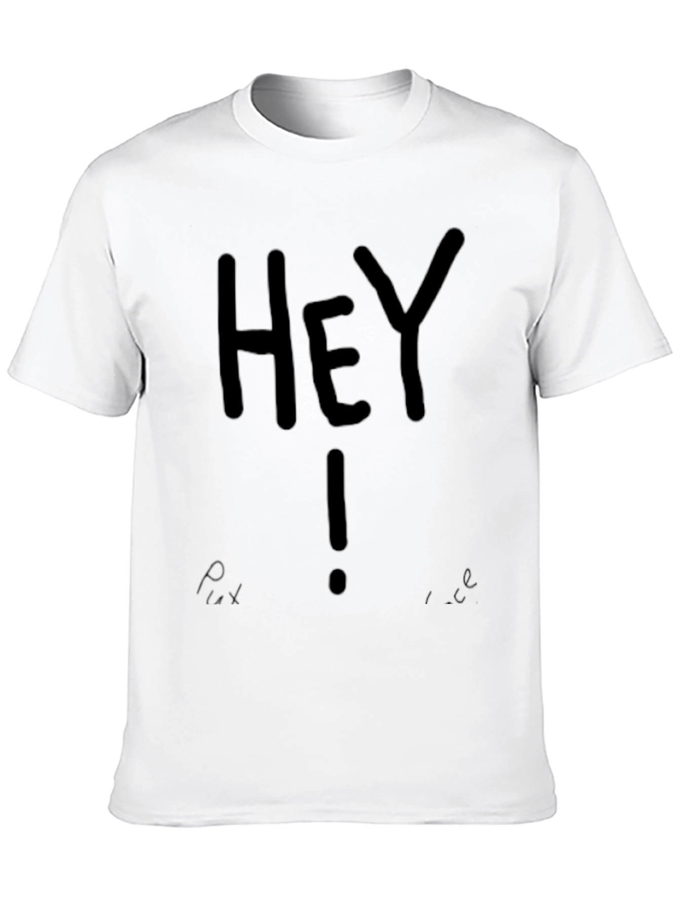 Hey! Graphic Black T-Shirt