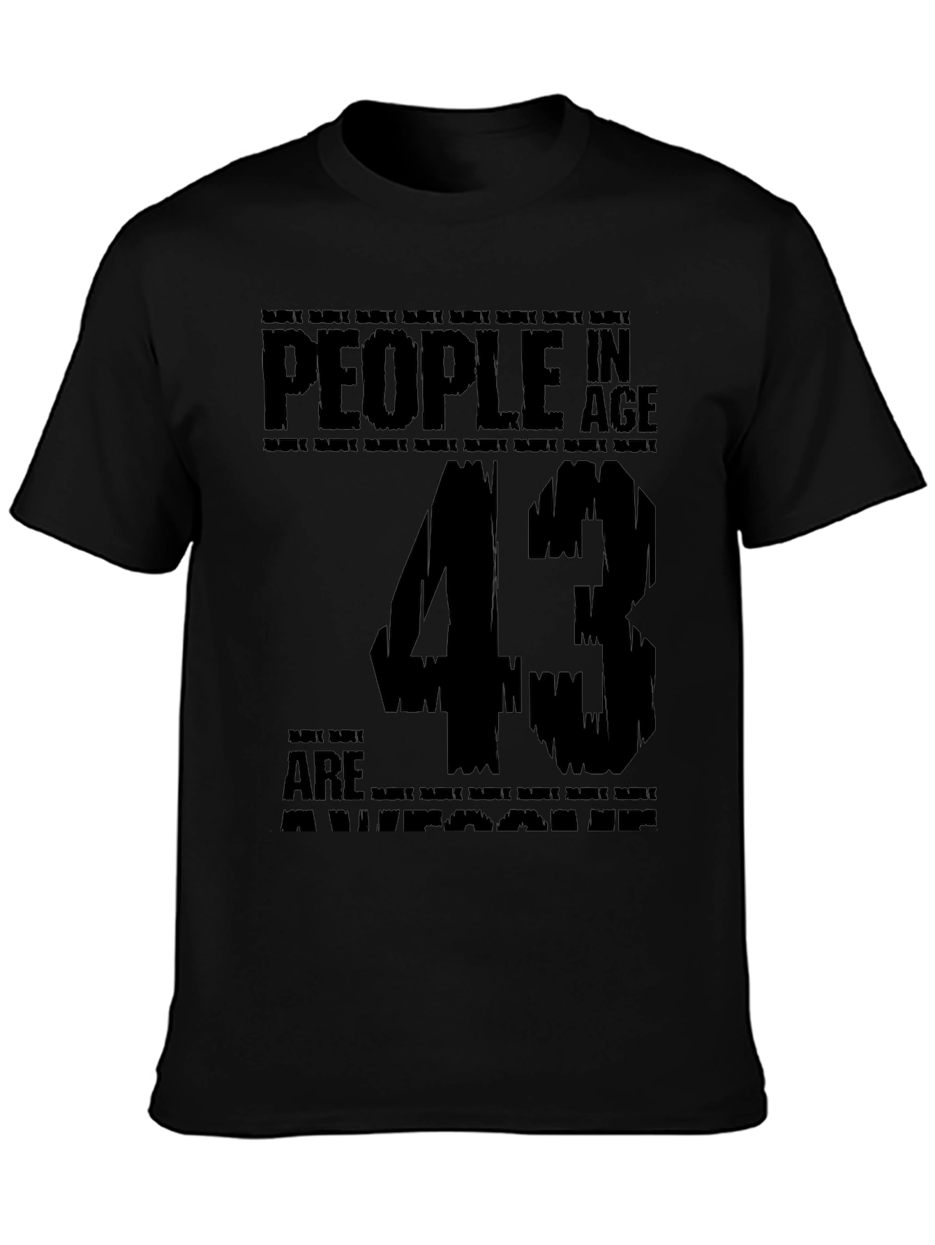 43 Years Old Awesome Birthday T-Shirt