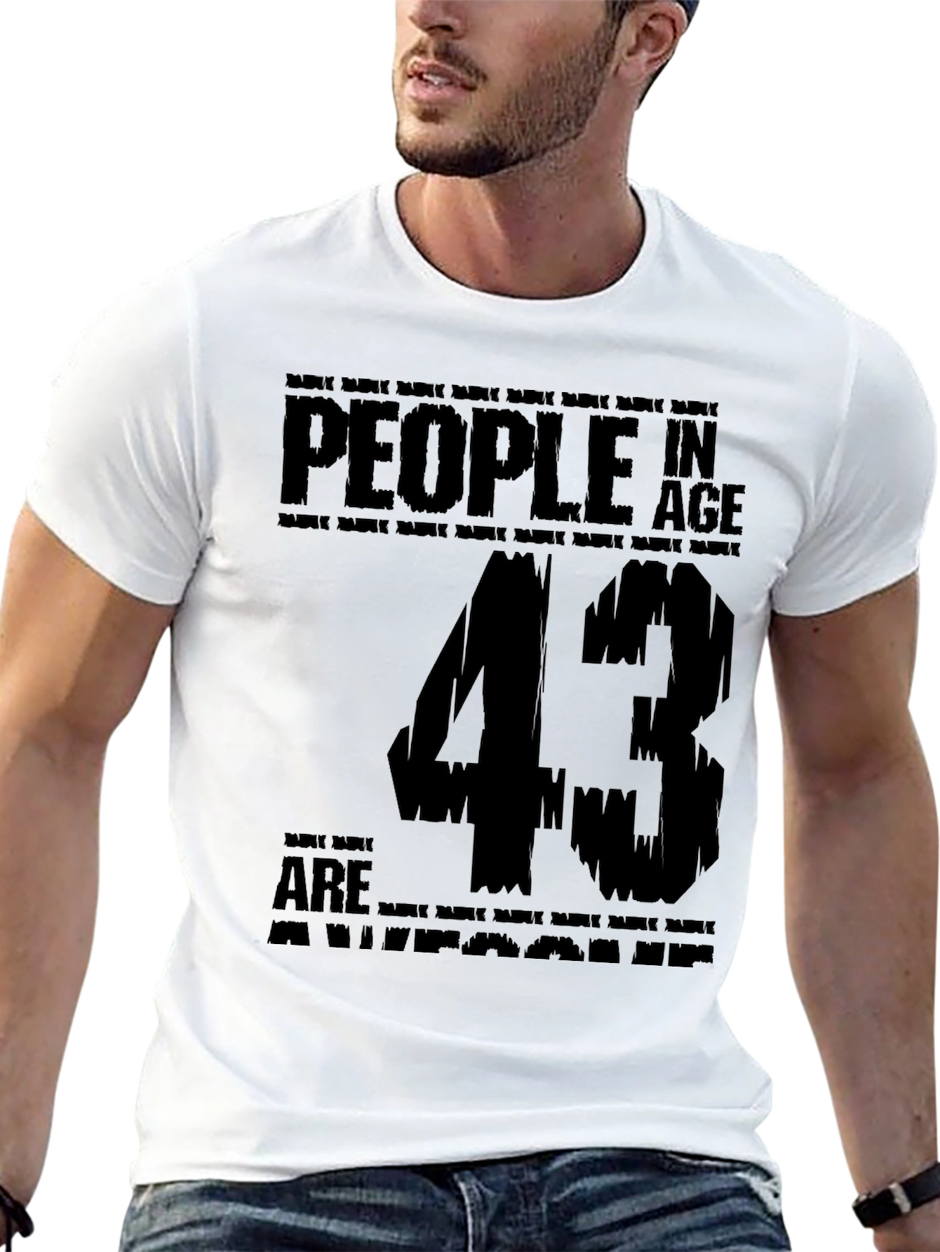 43 Years Old Awesome Birthday T-Shirt
