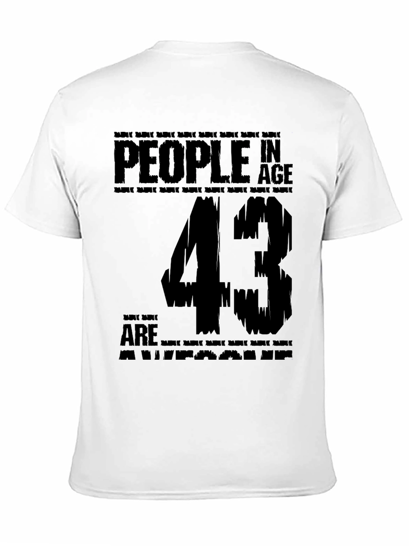 43 Years Old Awesome Birthday T-Shirt