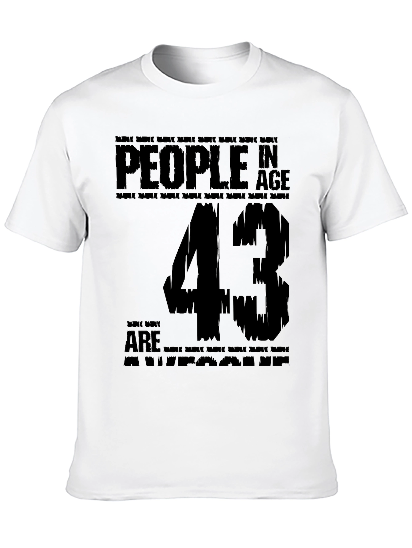 43 Years Old Awesome Birthday T-Shirt