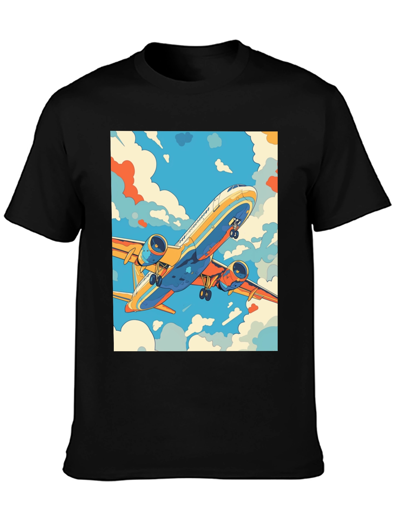 Airplane Graphic Tee - Fly High in Style!