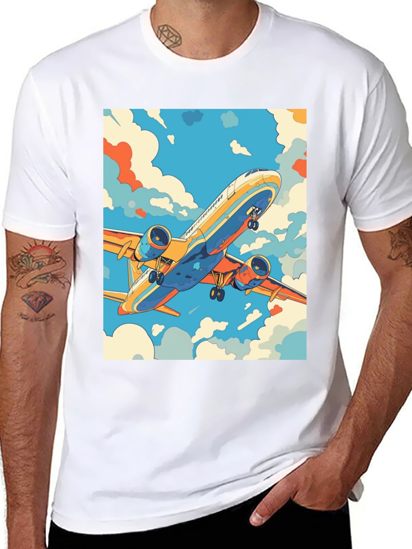 Airplane Graphic Tee - Fly High in Style!