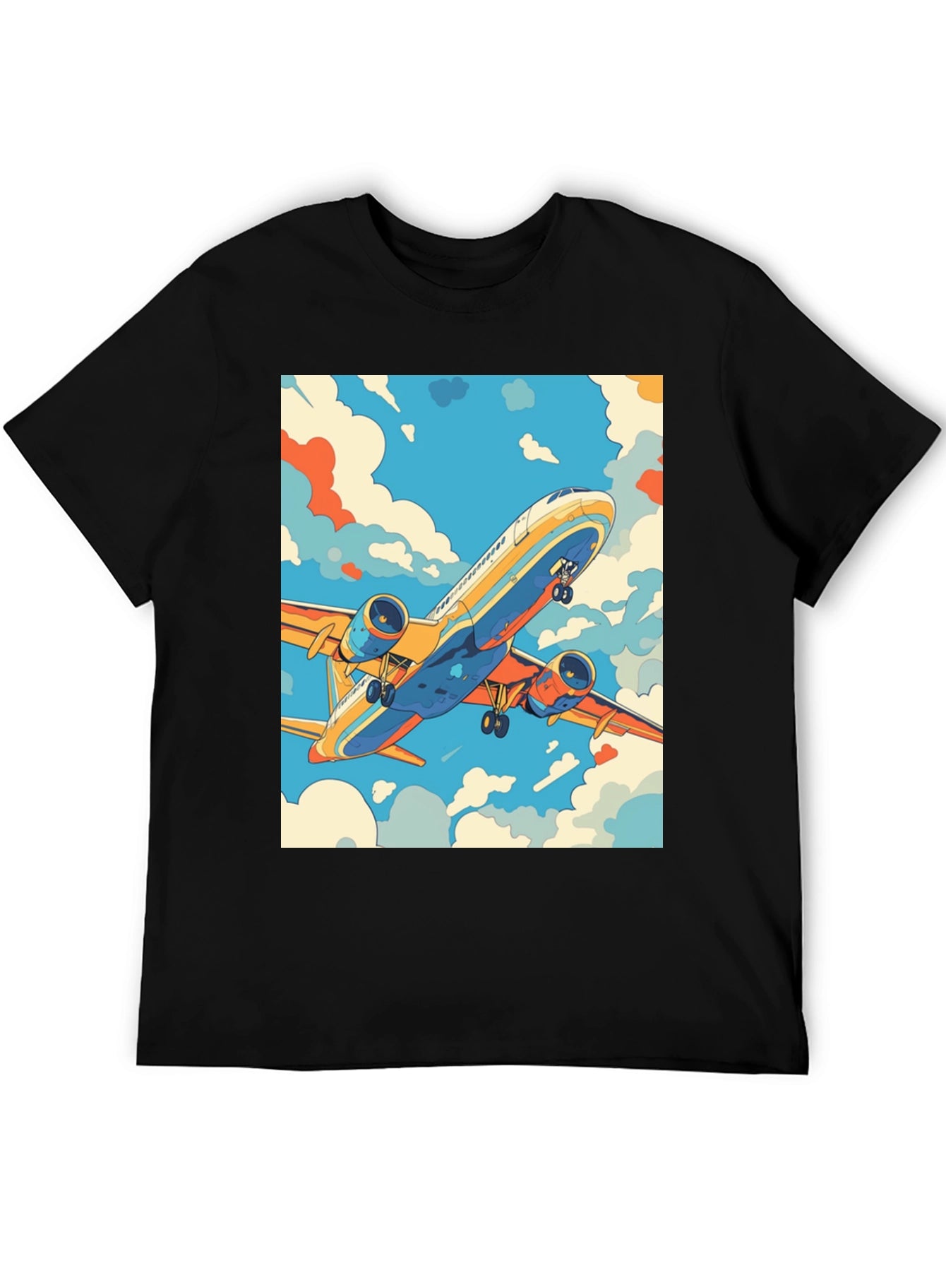 Airplane Graphic Tee - Fly High in Style!