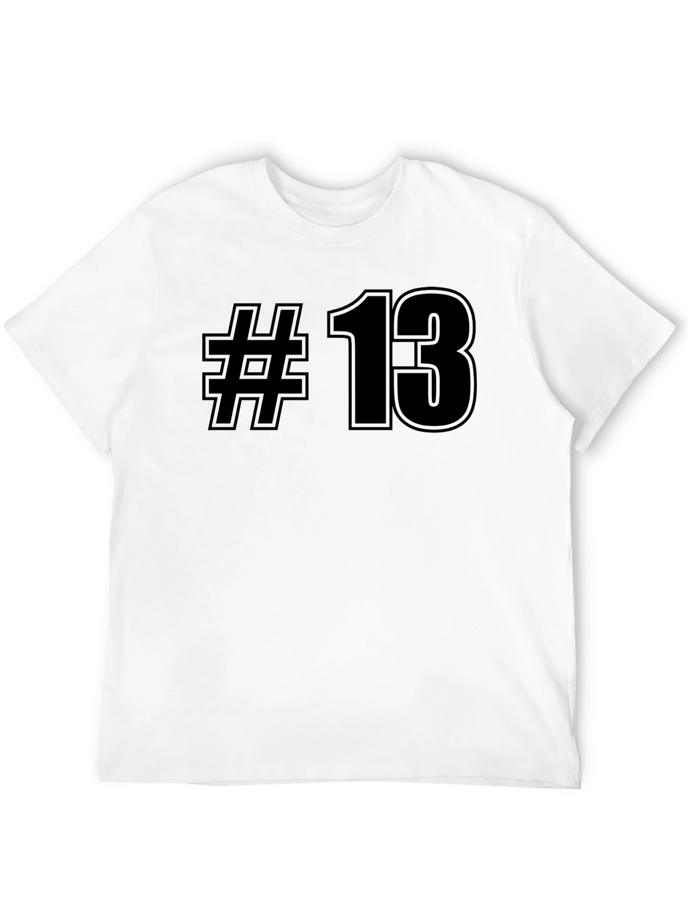 Lucky Number 13 Black T-Shirt