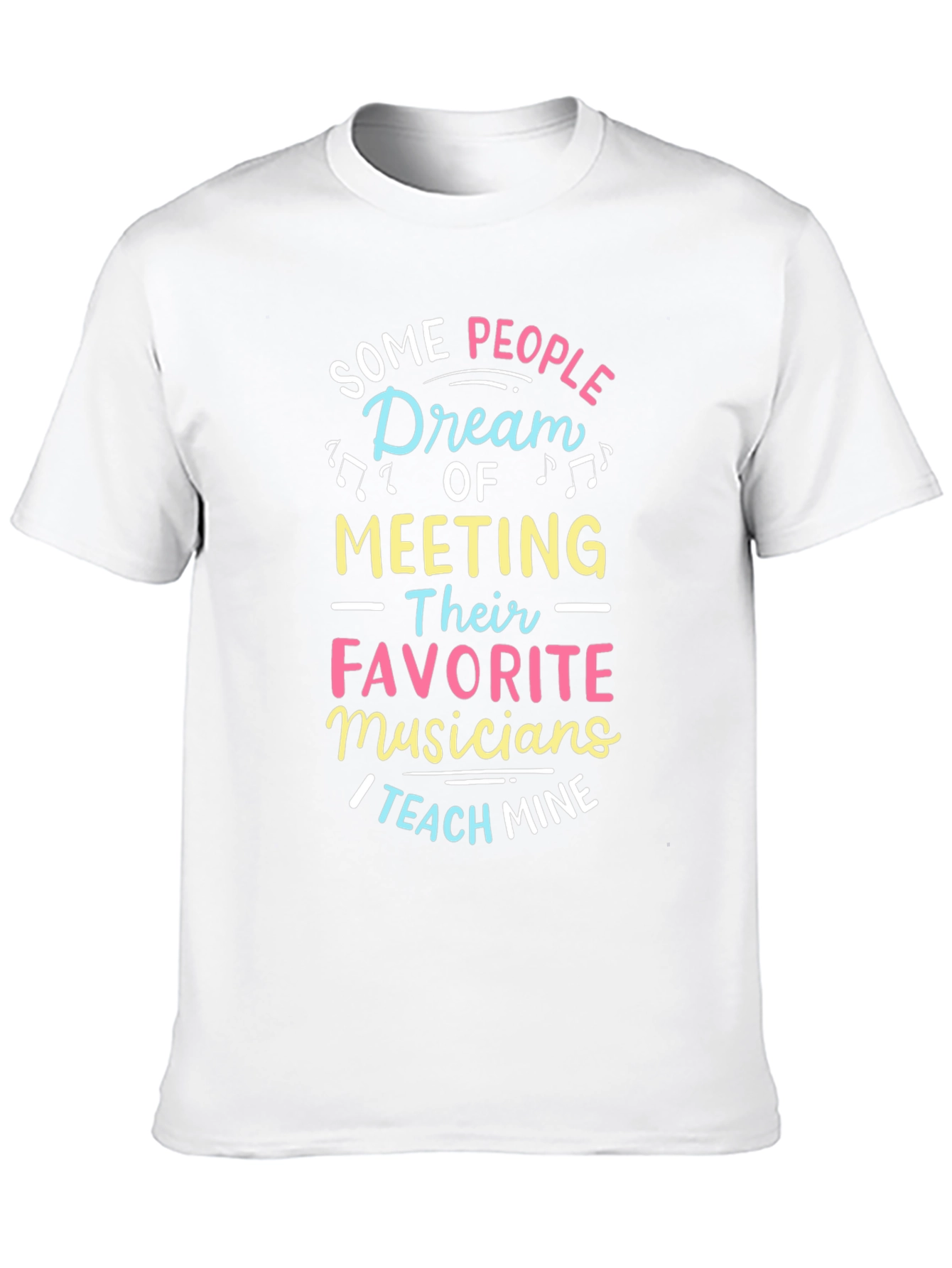 Musician Teacher Graphic Tee - Black