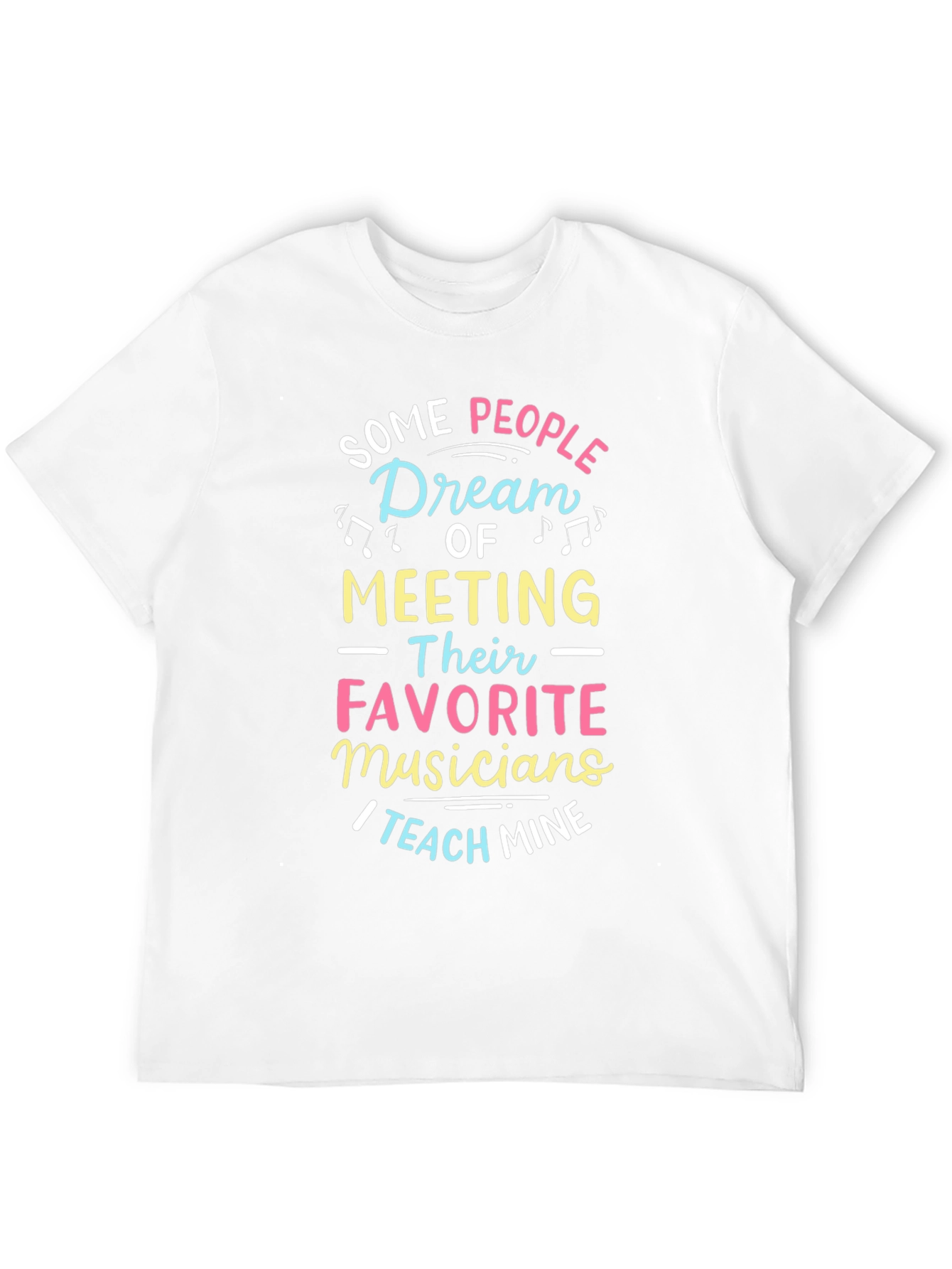 Musician Teacher Graphic Tee - Black