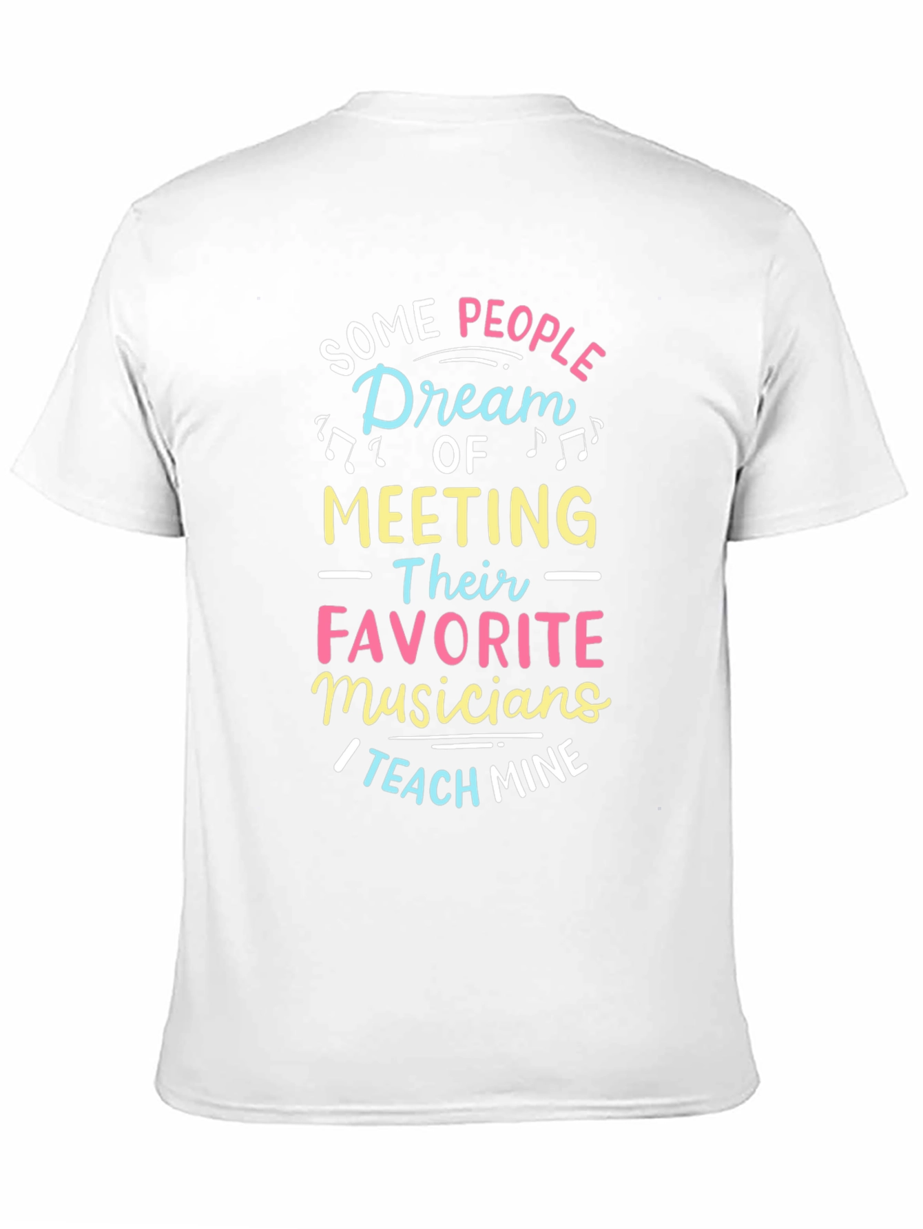 Musician Teacher Graphic Tee - Black