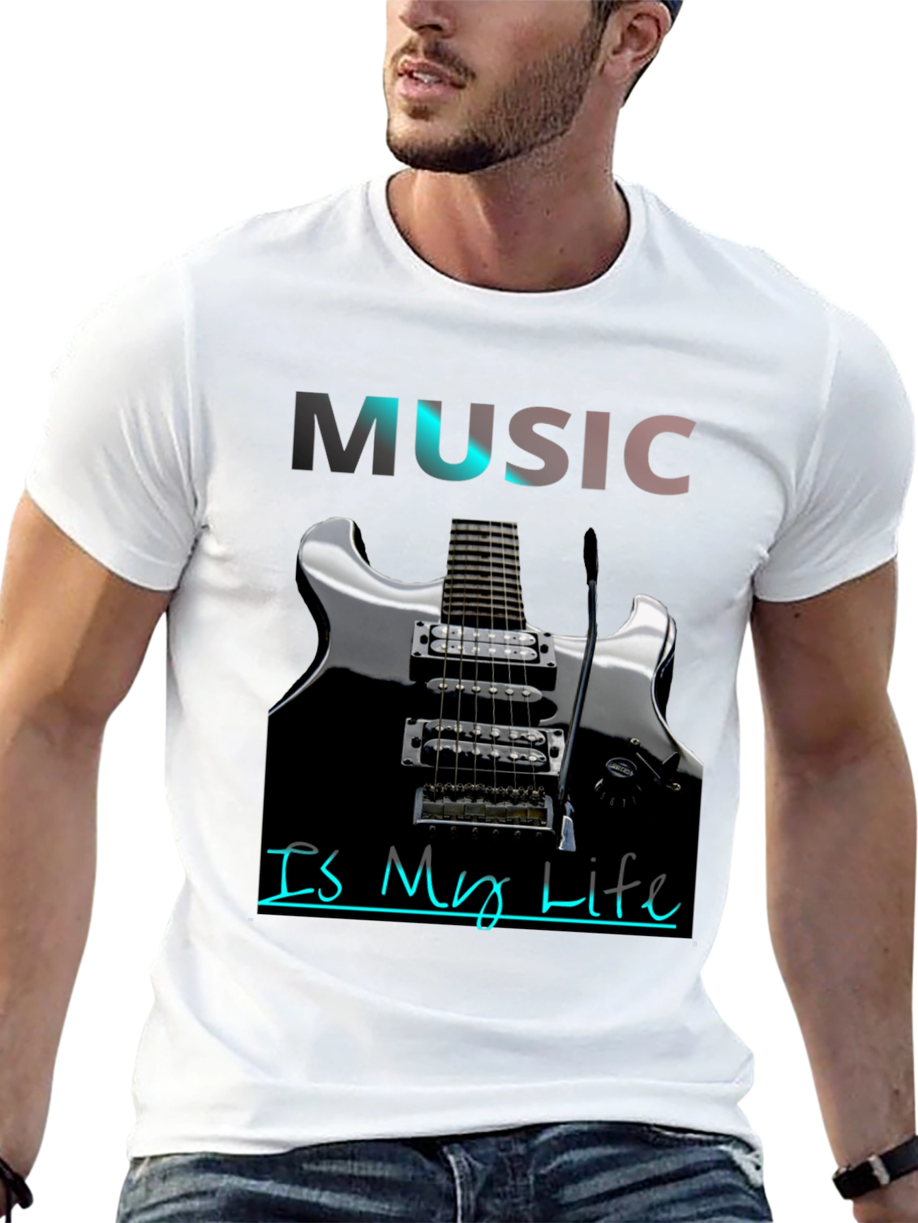 Music Is My Life Graphic T-Shirt