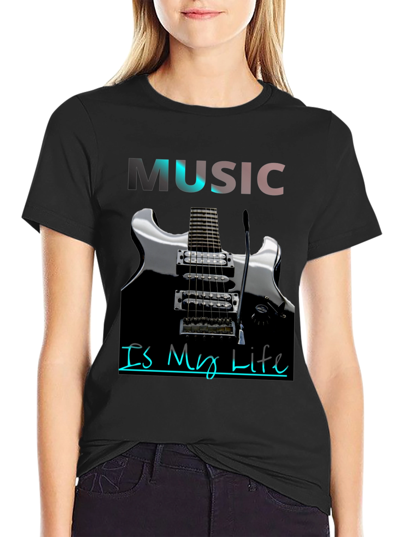 Music Is My Life Graphic T-Shirt