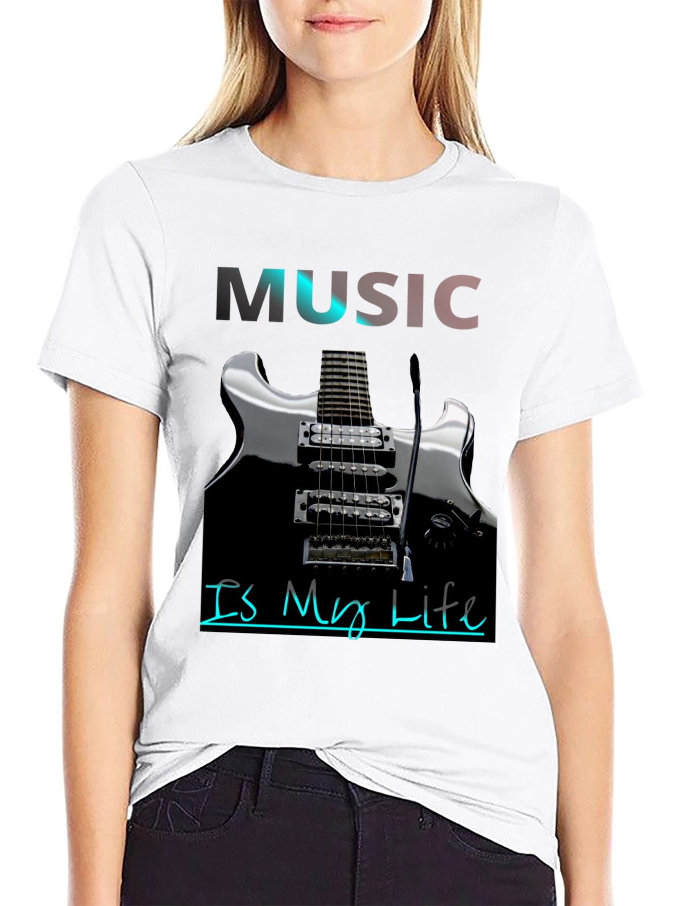 Music Is My Life Graphic T-Shirt
