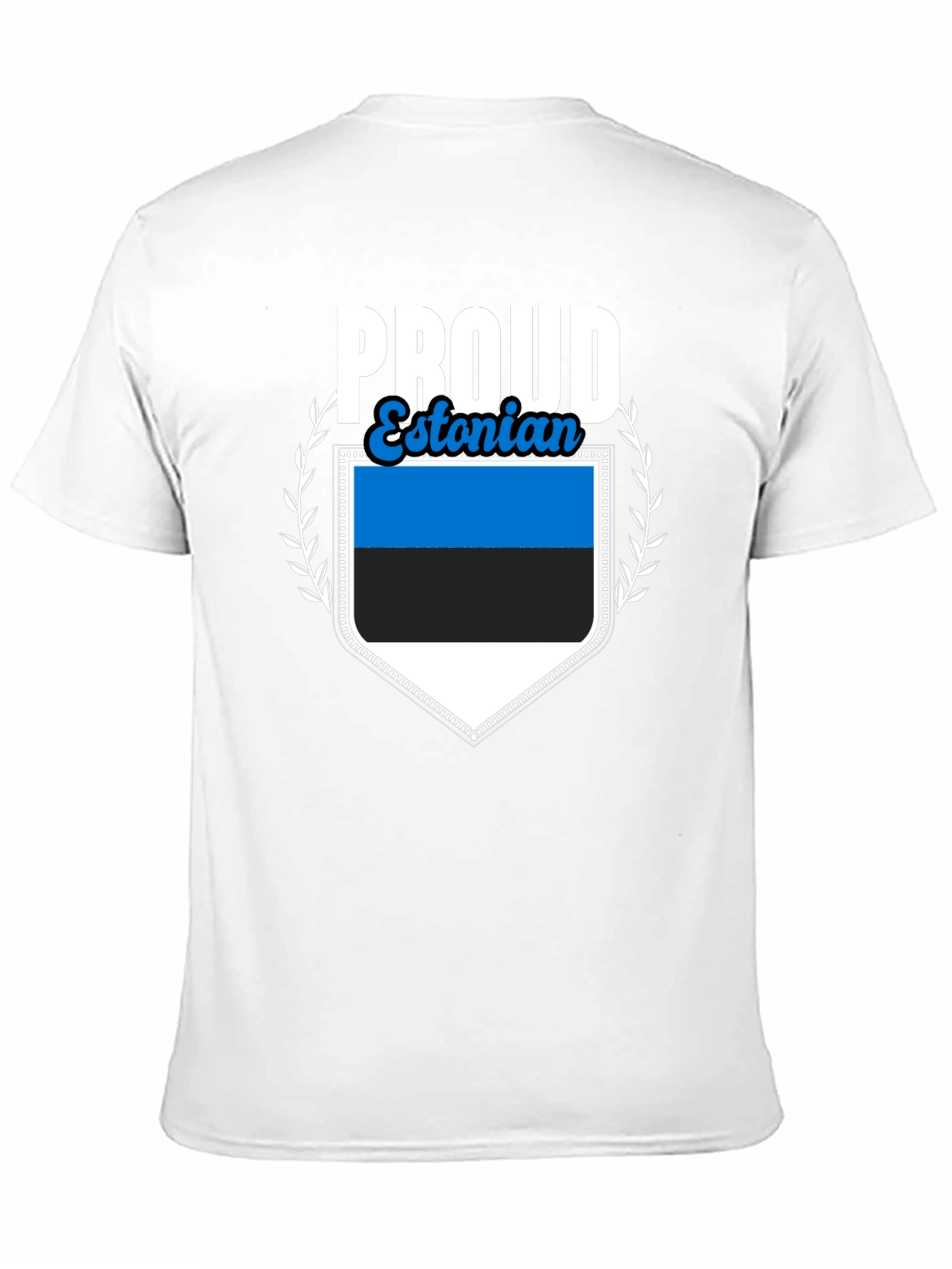 Proud Estonian Flag Graphic T-Shirt