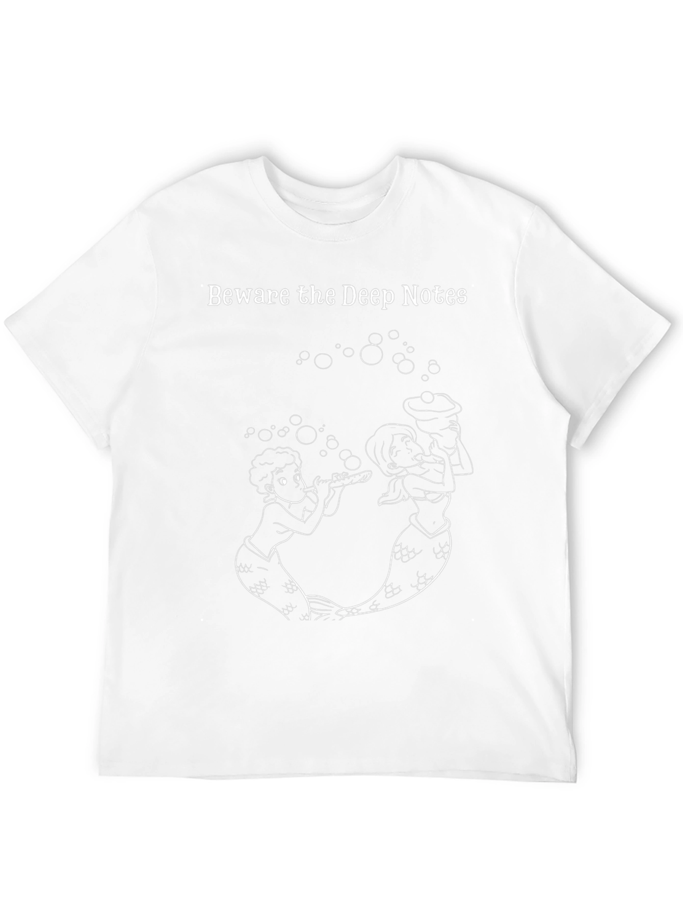 Beware the Deep Notes Black Graphic Tee
