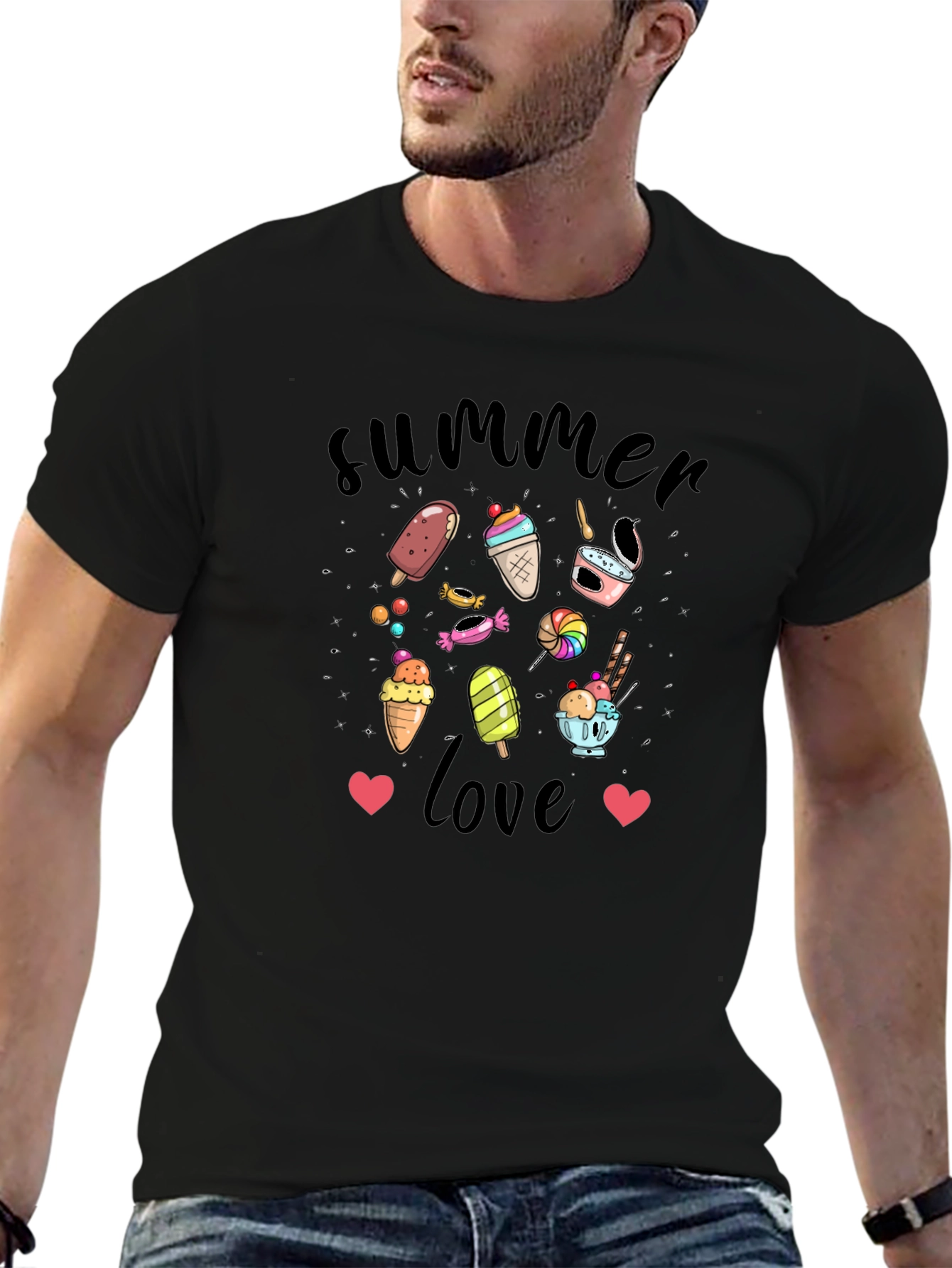 Summer Love T-Shirt with Ice Cream Design