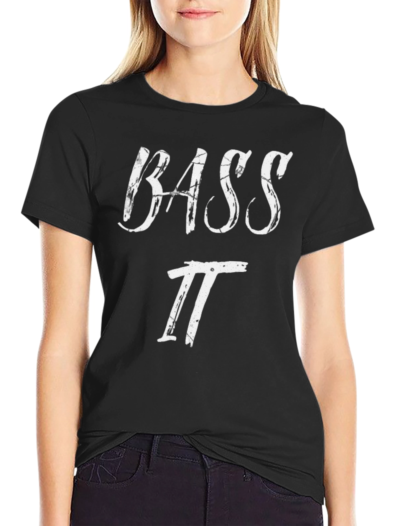 Bass T-Shirt - Mens Black Graphic Tee