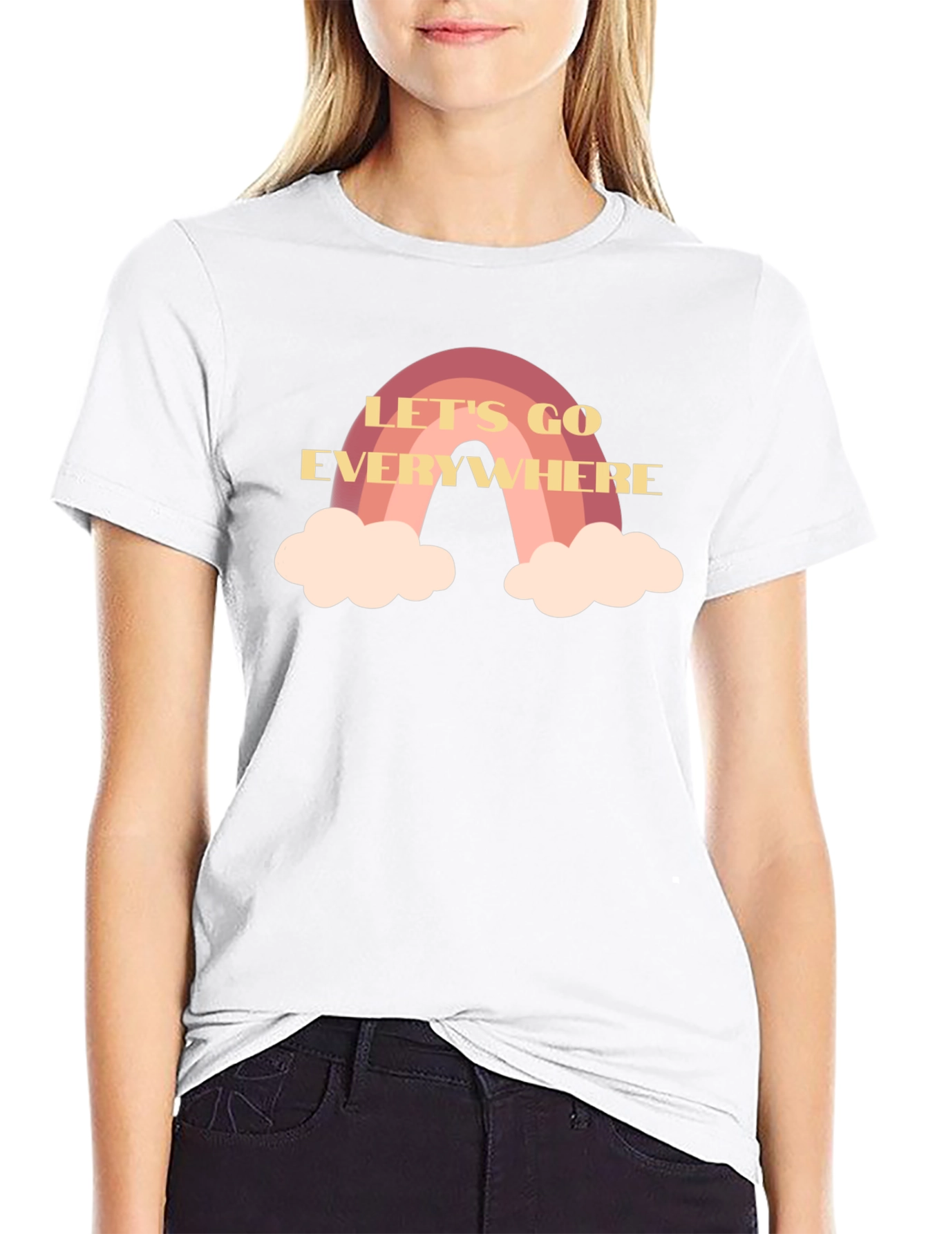 Lets Go Everywhere Rainbow T-Shirt