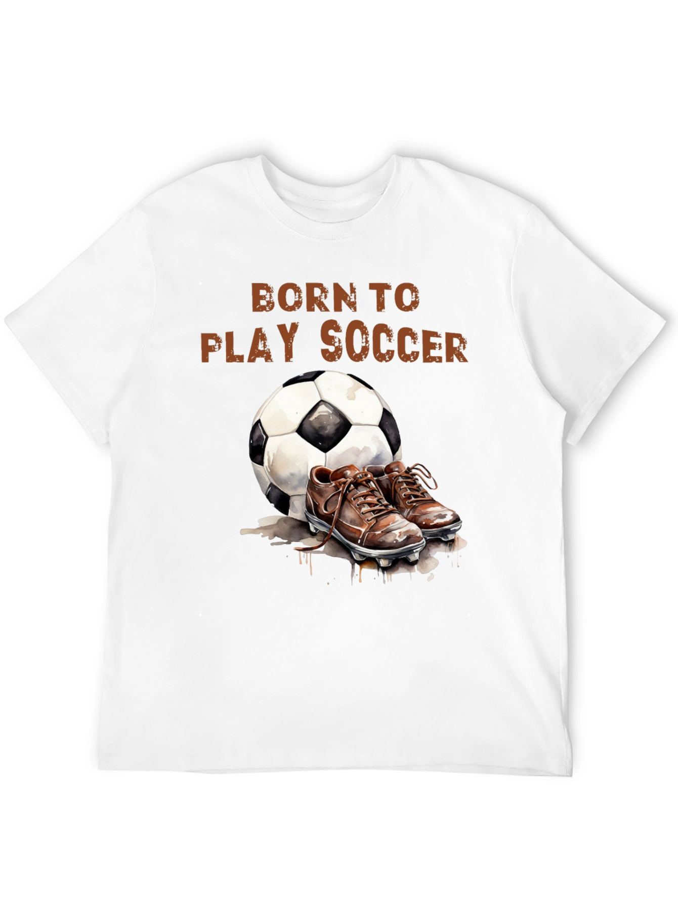 Born to Play Soccer Graphic T-Shirt
