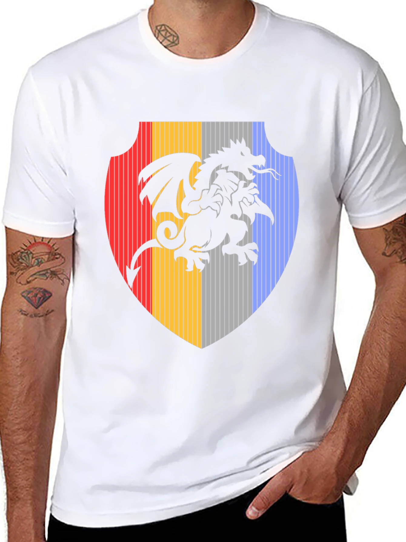 Dragon Shield Graphic T-Shirt