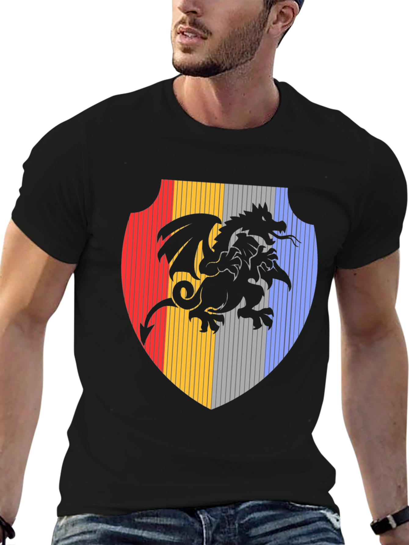 Dragon Shield Graphic T-Shirt