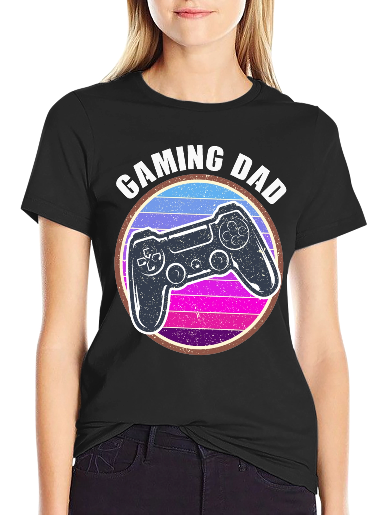 Gaming Dad T-Shirt - Retro Controller Design