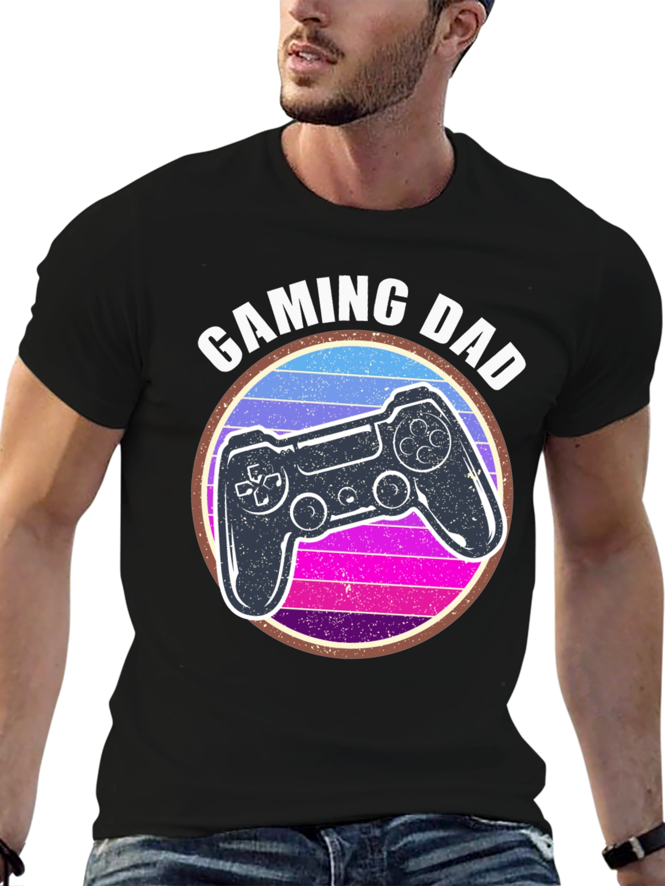 Gaming Dad T-Shirt - Retro Controller Design