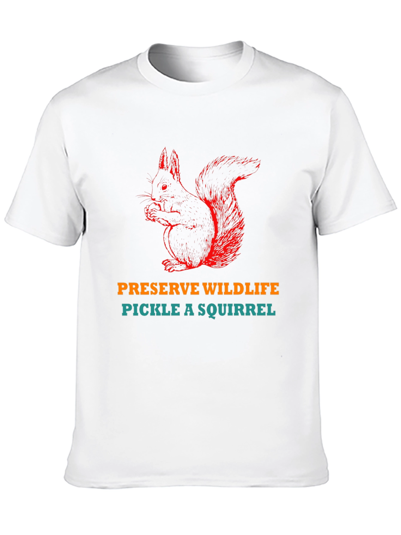Preserve Wildlife Pickle A Squirrel Graphic T-Shirt
