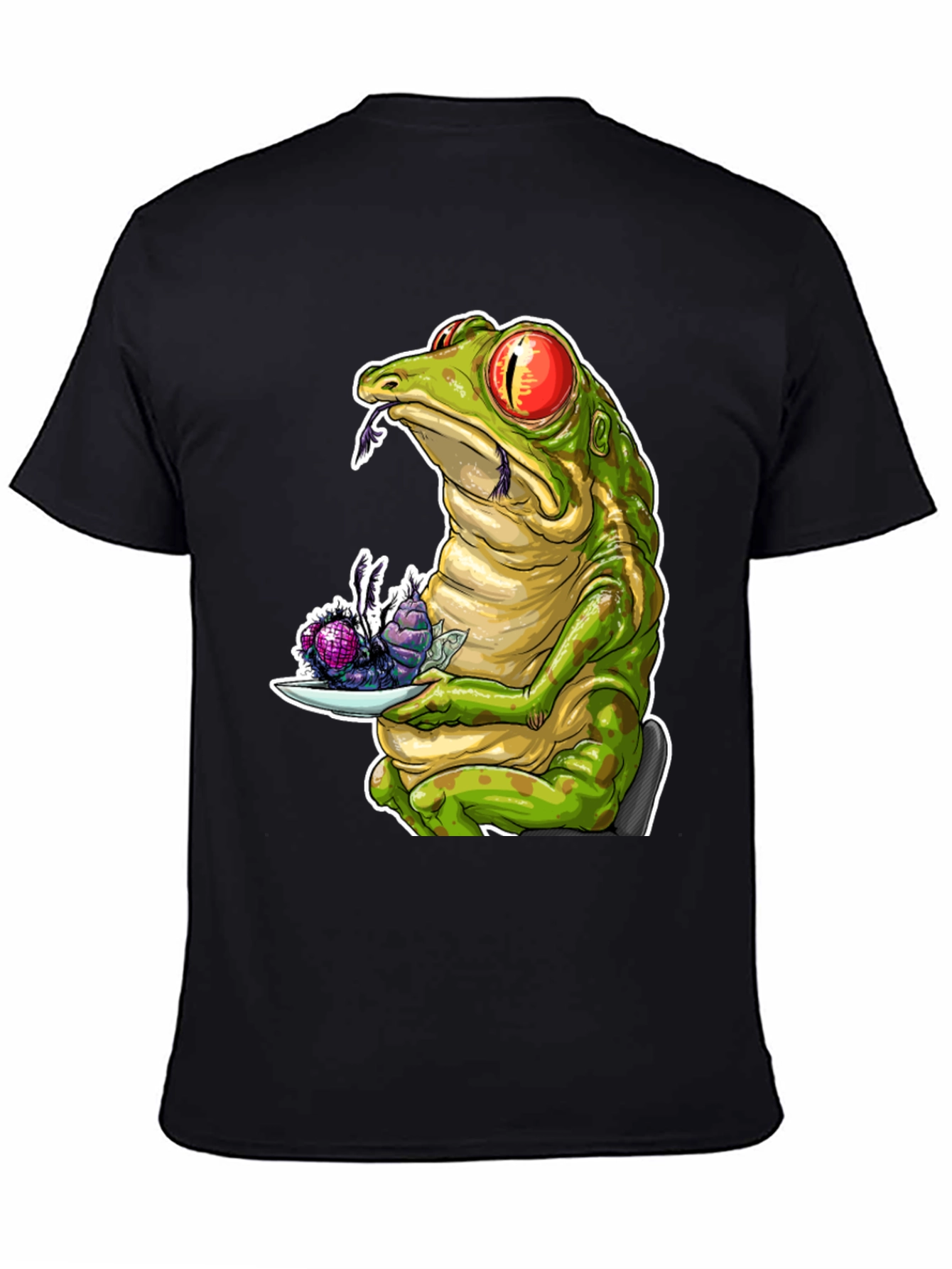 Frog Eating Flies Graphic T-Shirt