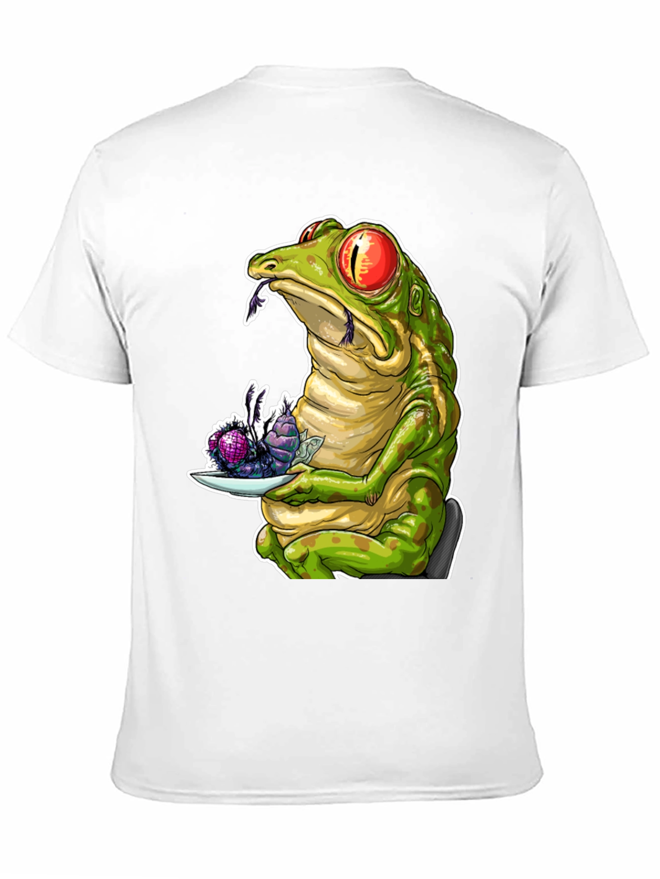 Frog Eating Flies Graphic T-Shirt