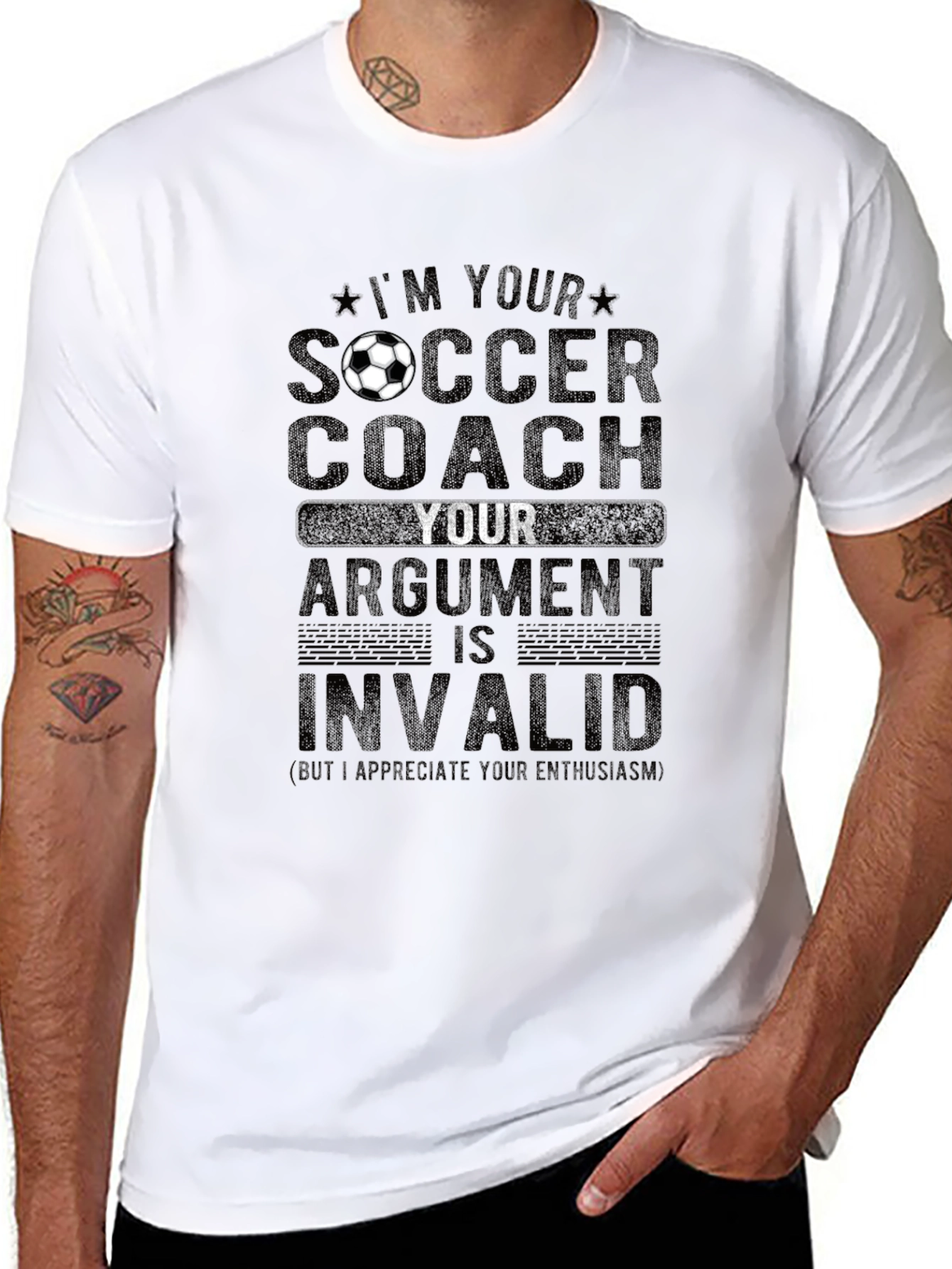 Soccer Coach T-Shirt: Im Your Coach Argument Invalid