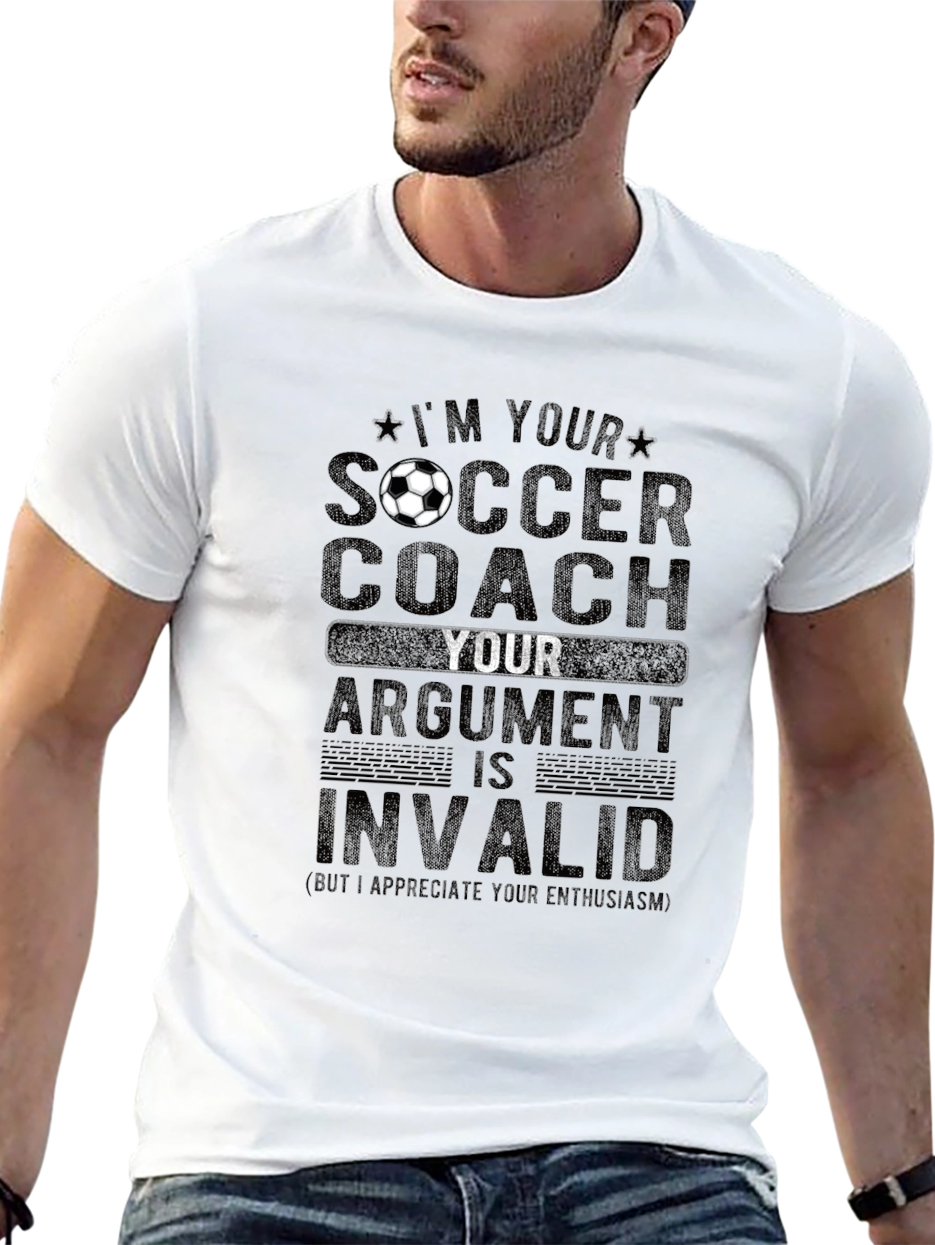 Soccer Coach T-Shirt: Im Your Coach Argument Invalid