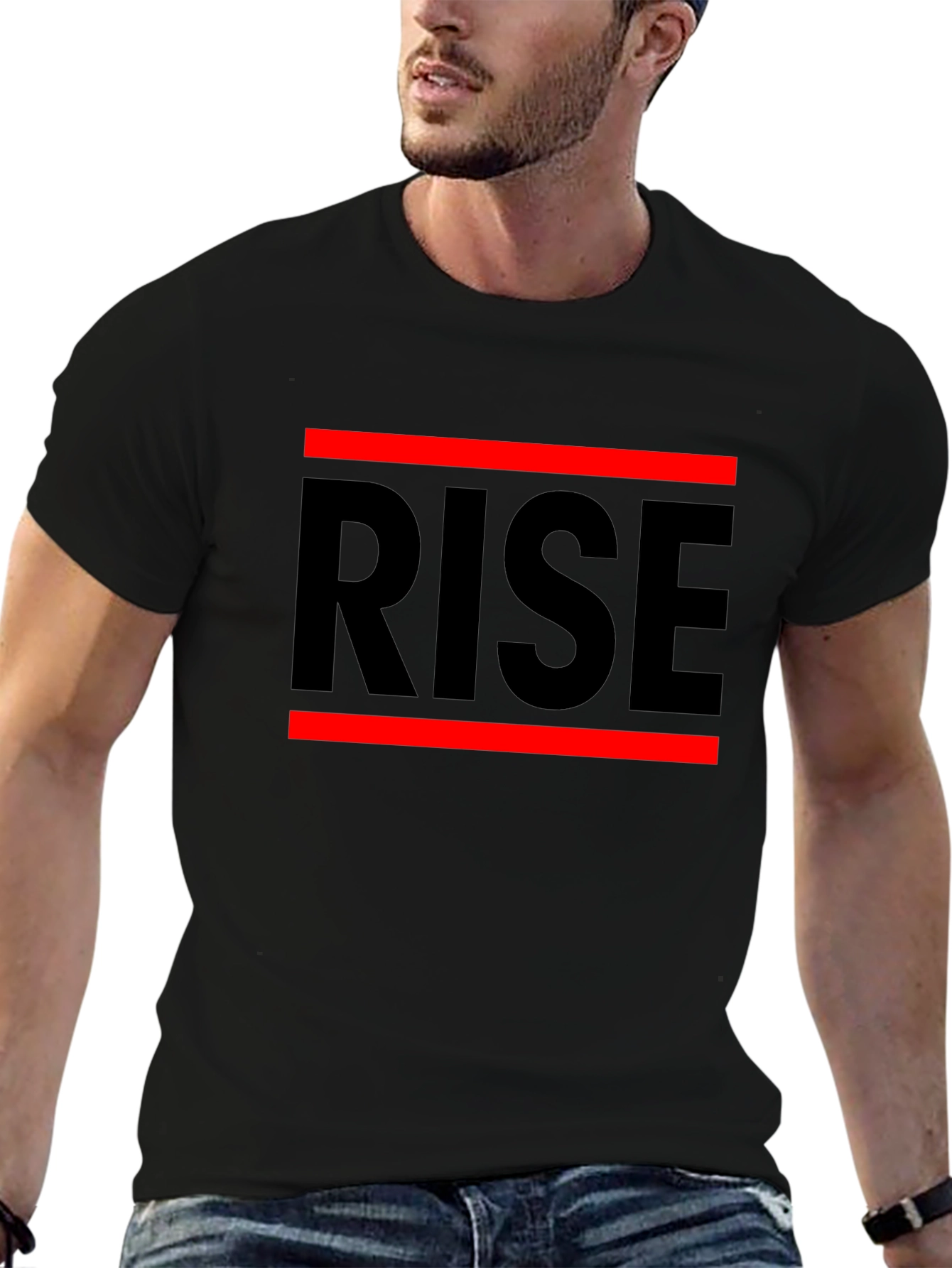 RISE Graphic Tee - Bold Statement T-Shirt
