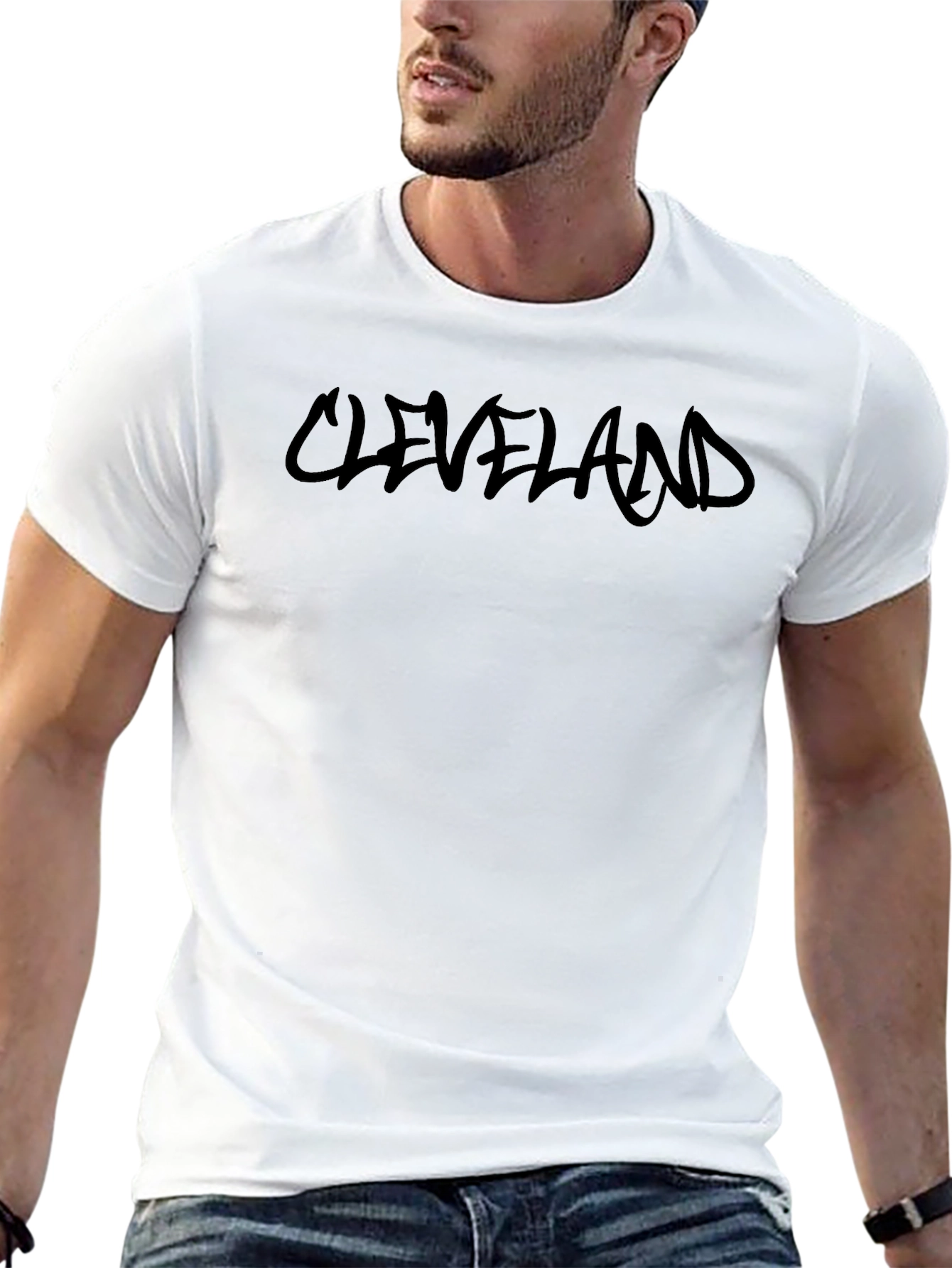 Cleveland Graphic Tee - Stylish Black T-Shirt