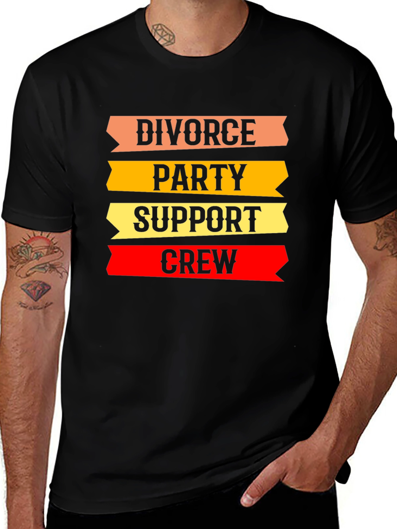 Divorce Party Support Crew T-Shirt