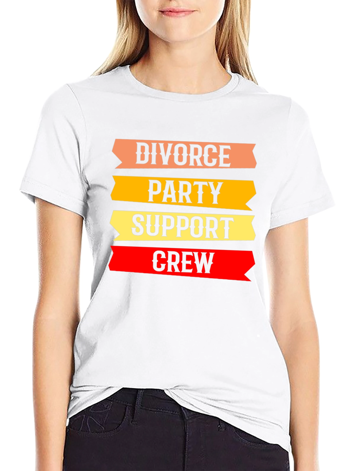 Divorce Party Support Crew T-Shirt