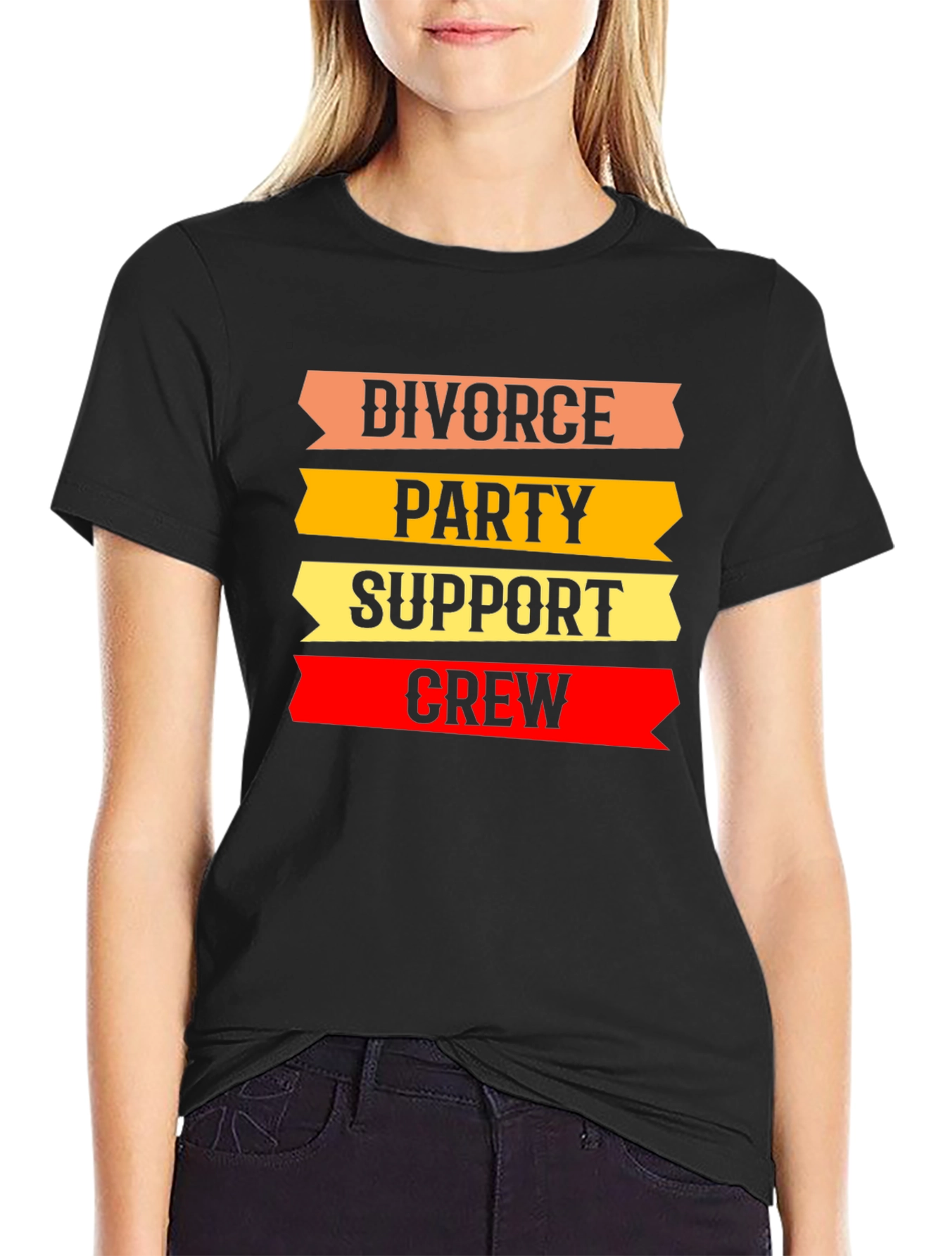 Divorce Party Support Crew T-Shirt